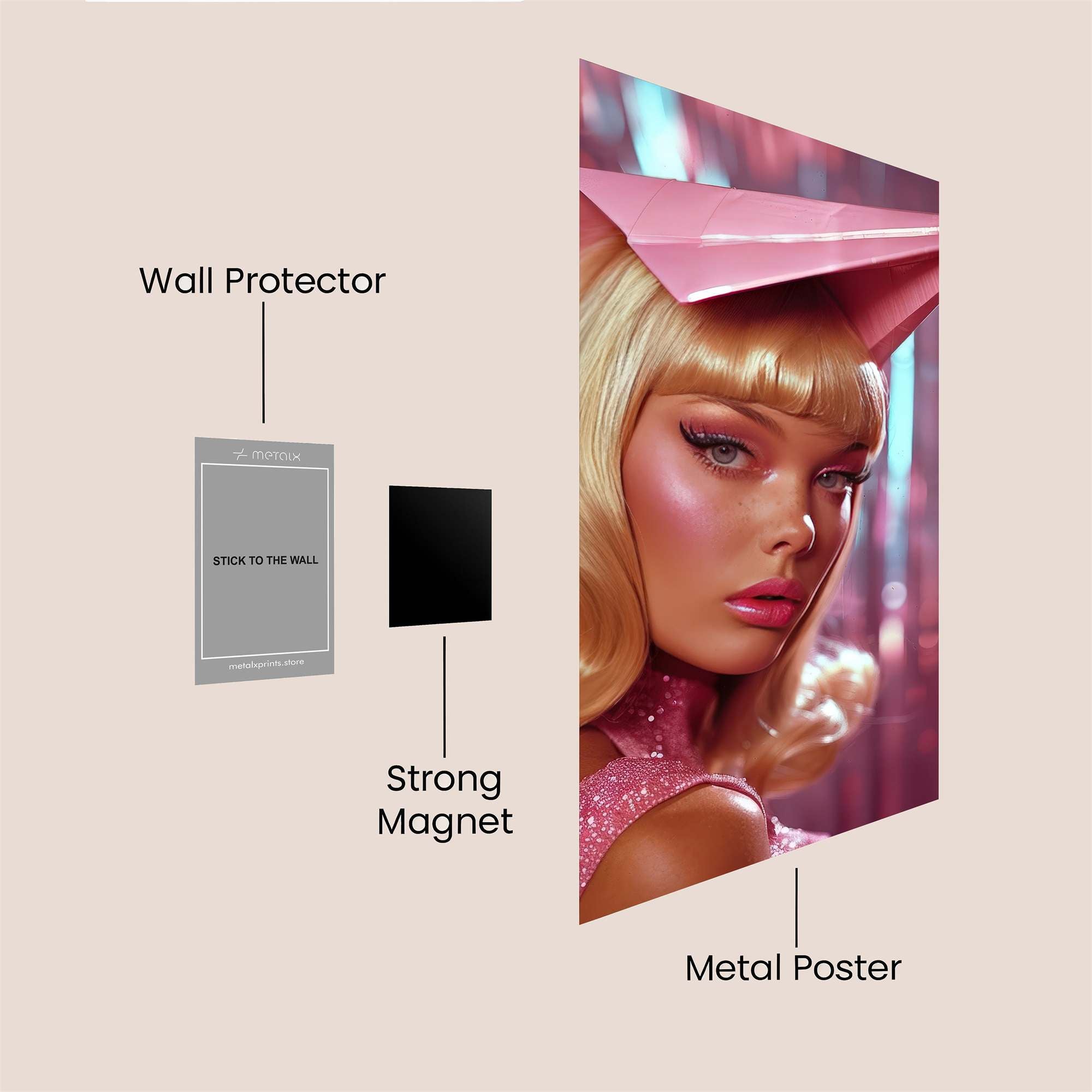 Paper Dream Safe Wall Magnetic / M
