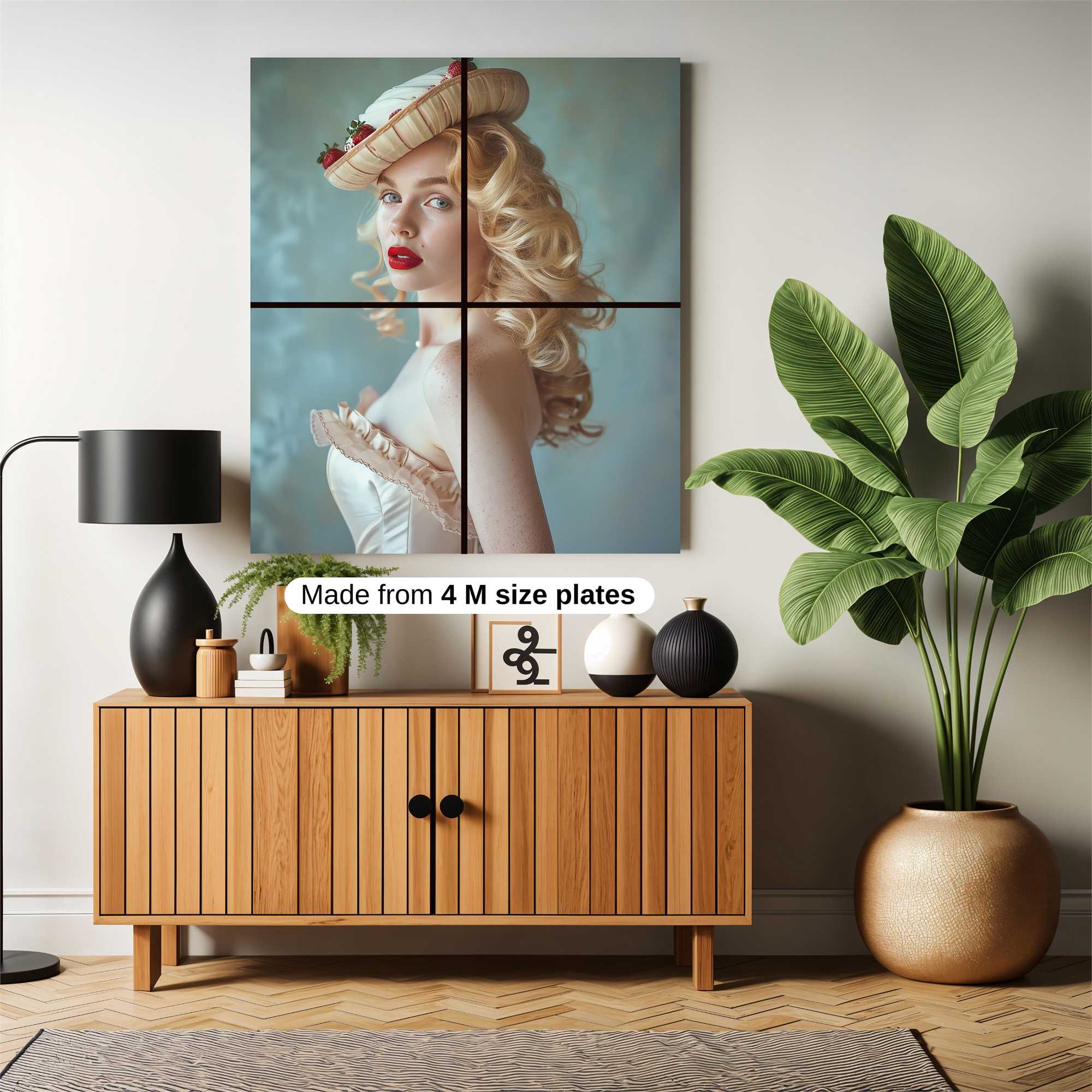 Strawberry Elegance Safe Wall Magnetic / M