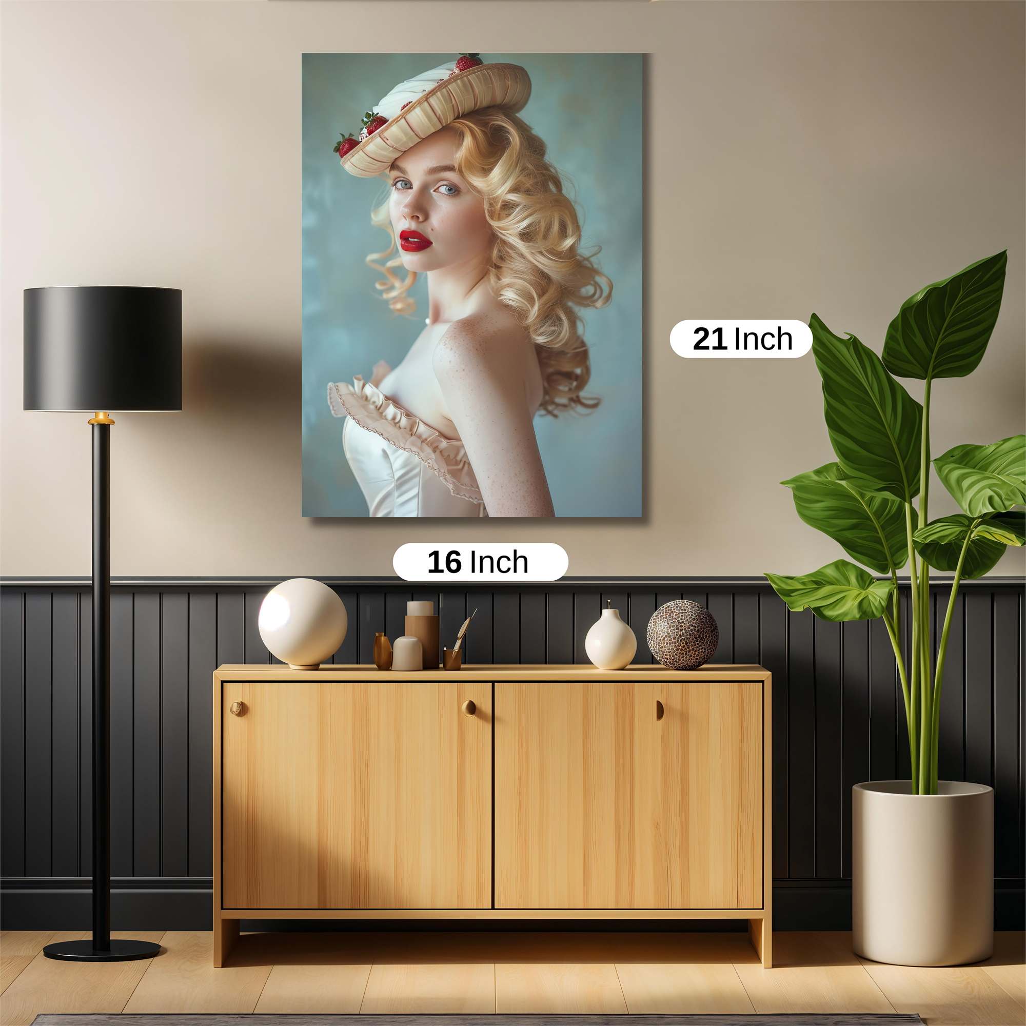 Strawberry Elegance Safe Wall Magnetic / M