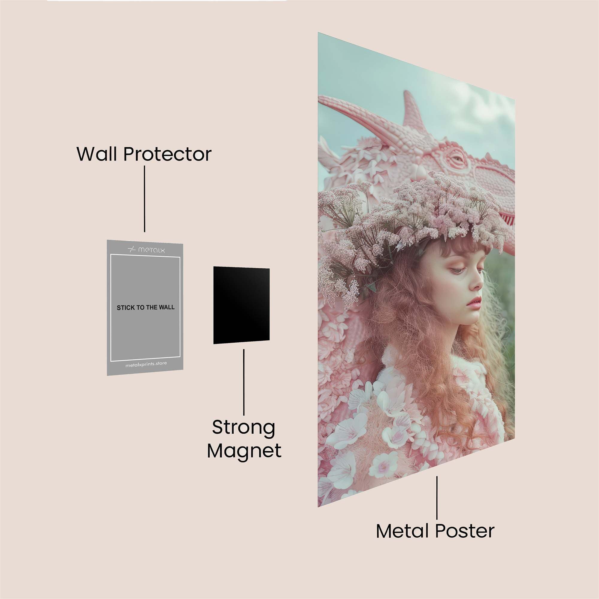 Dragon Serenity Safe Wall Magnetic / M