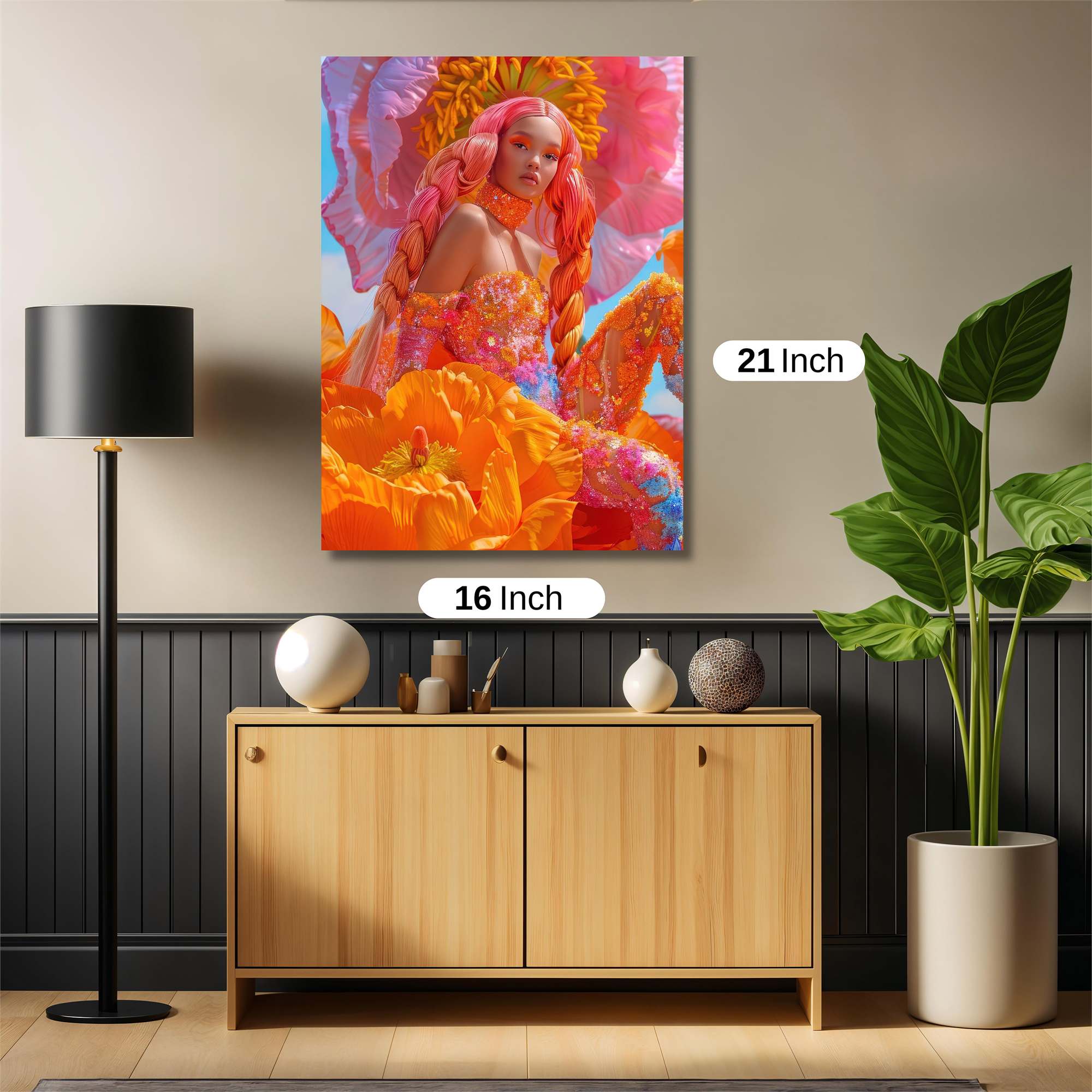 Poppy Bliss Safe Wall Magnetic / M