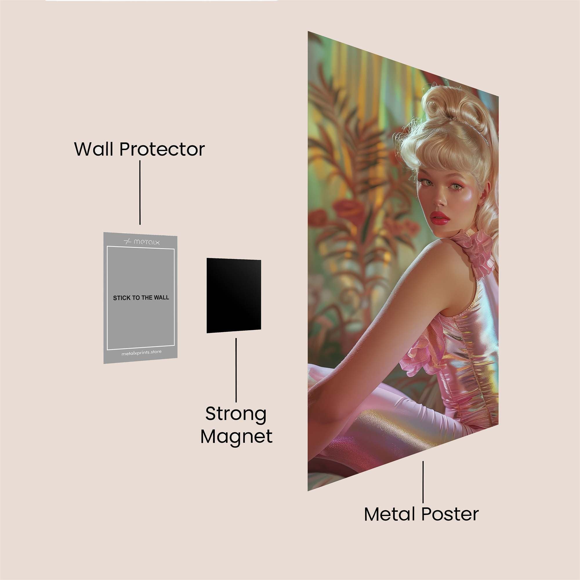 Blonde Enigma Safe Wall Magnetic / M