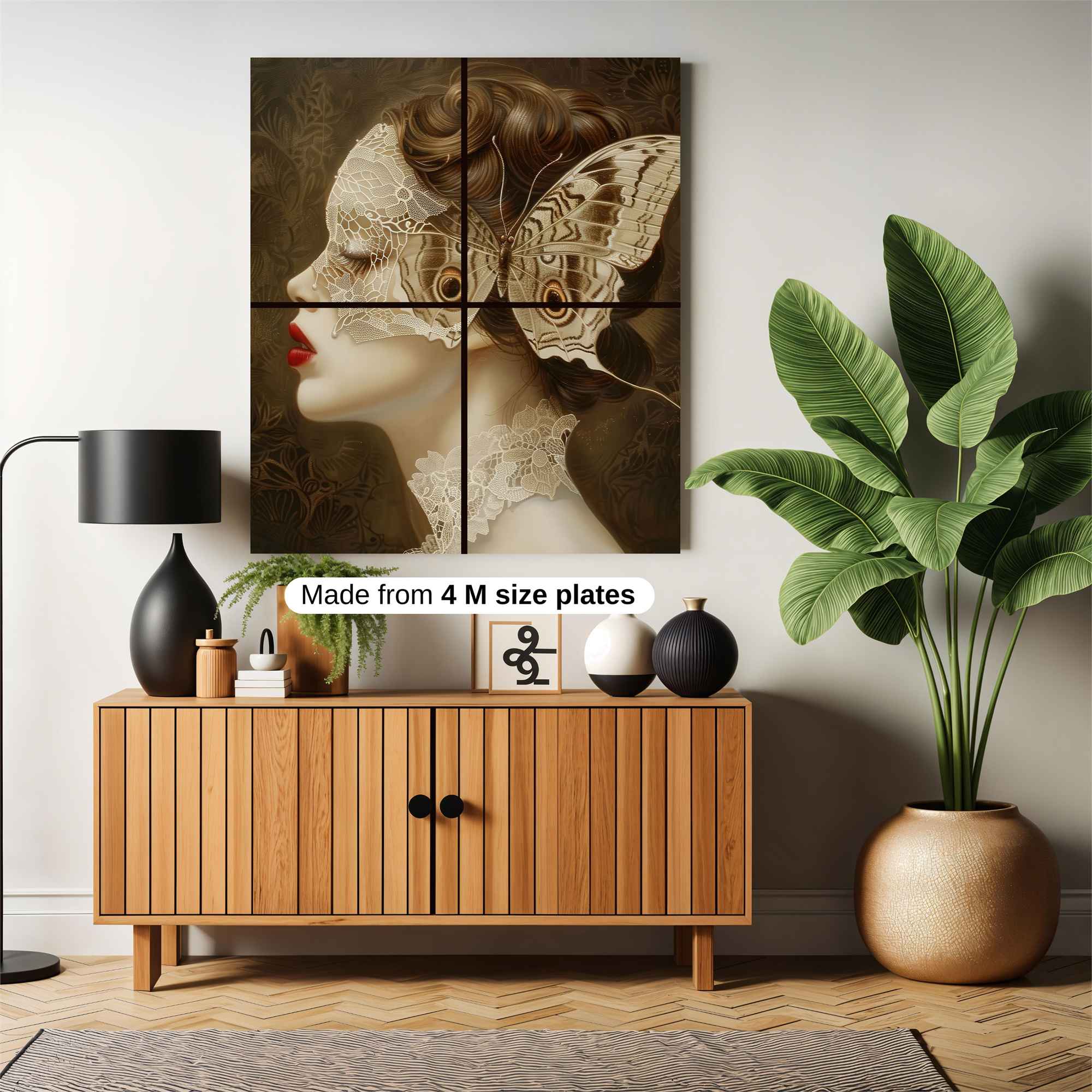 Butterfly Elegance Safe Wall Magnetic / M