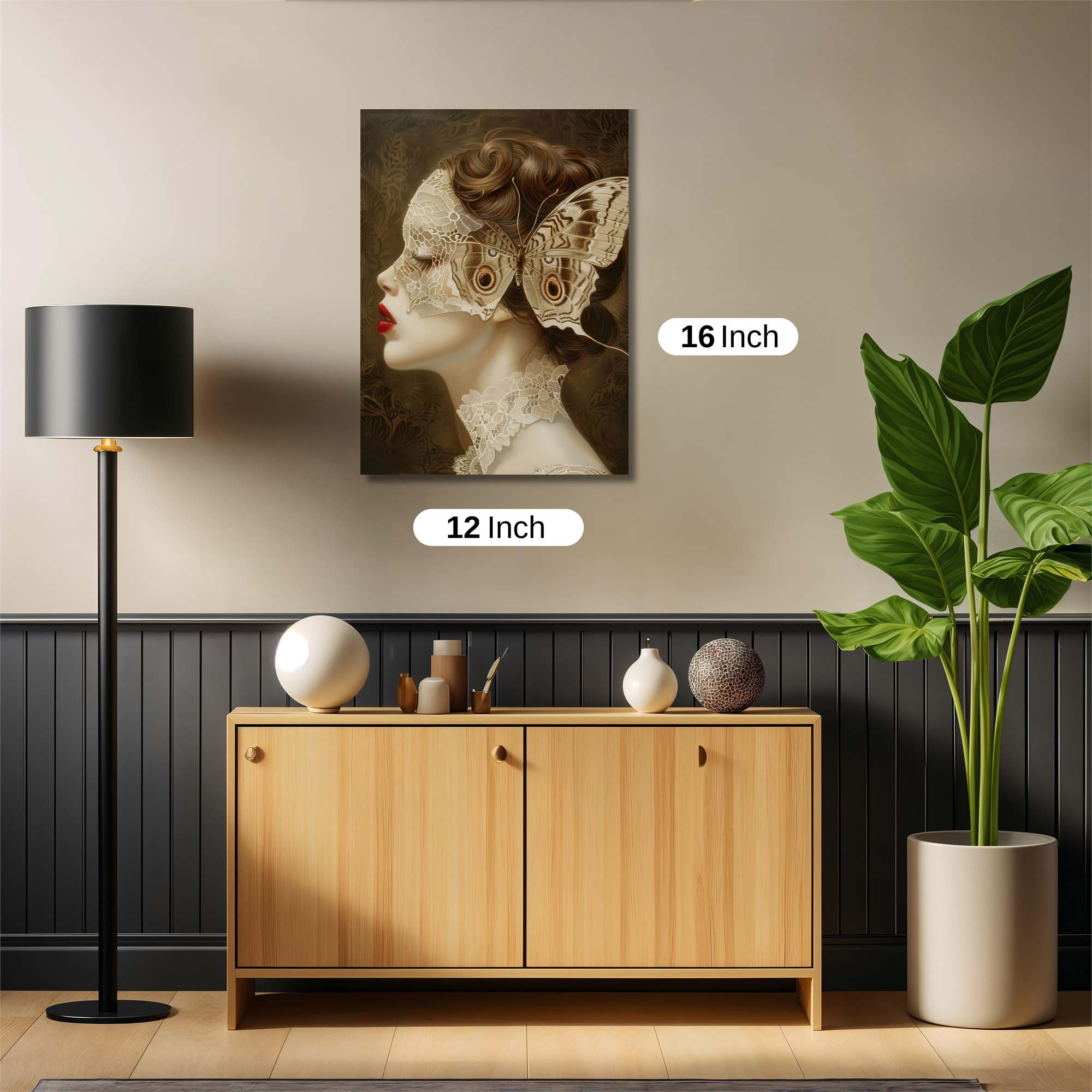 Butterfly Elegance Safe Wall Magnetic / M