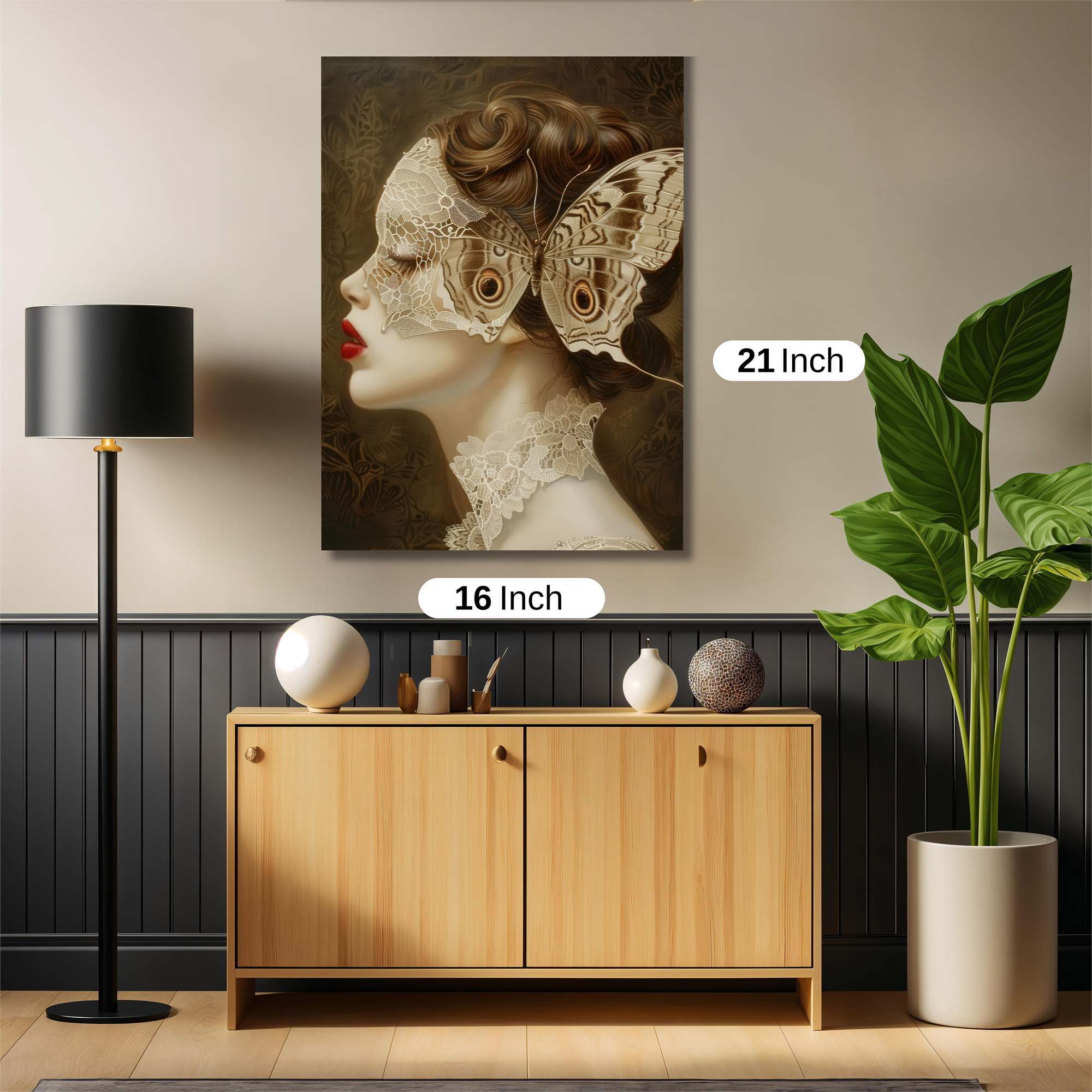 Butterfly Elegance Safe Wall Magnetic / M
