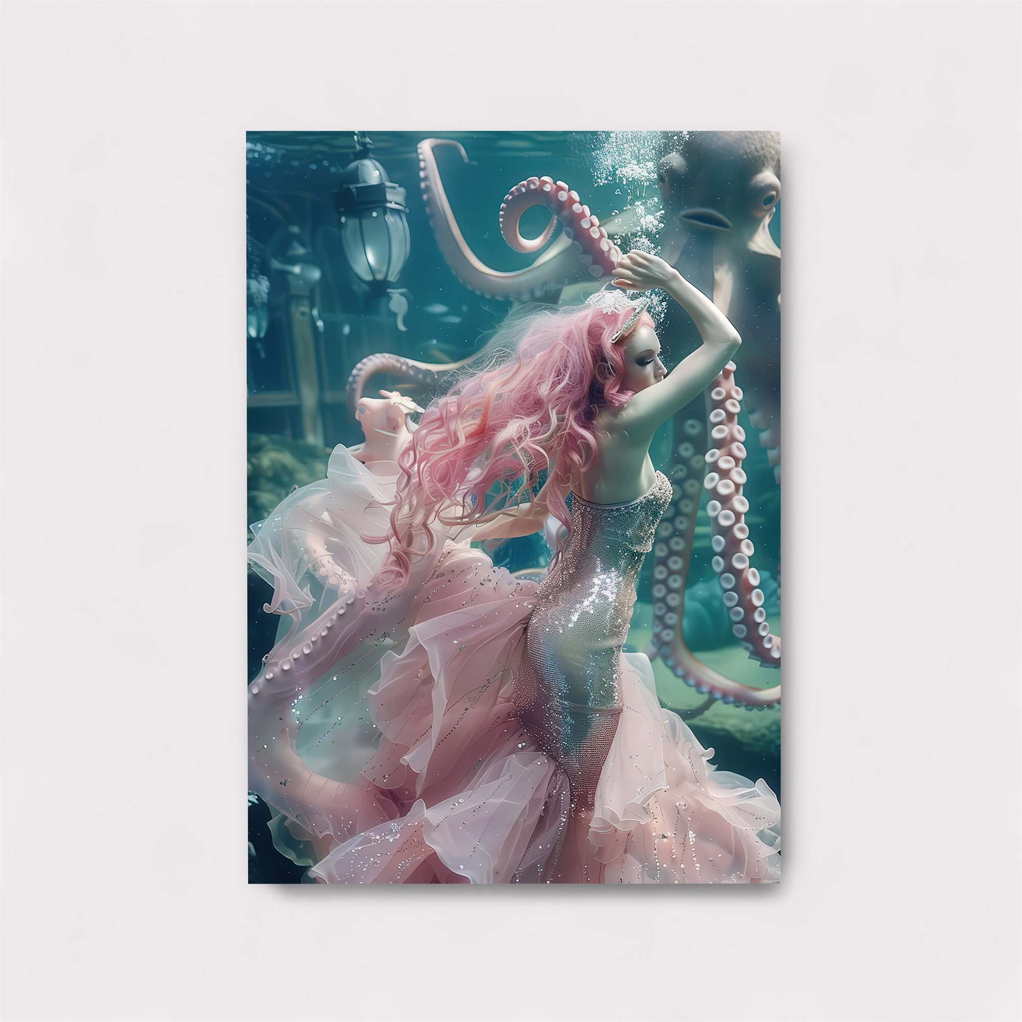 Mermaid Whimsy Safe Wall Magnetic / M