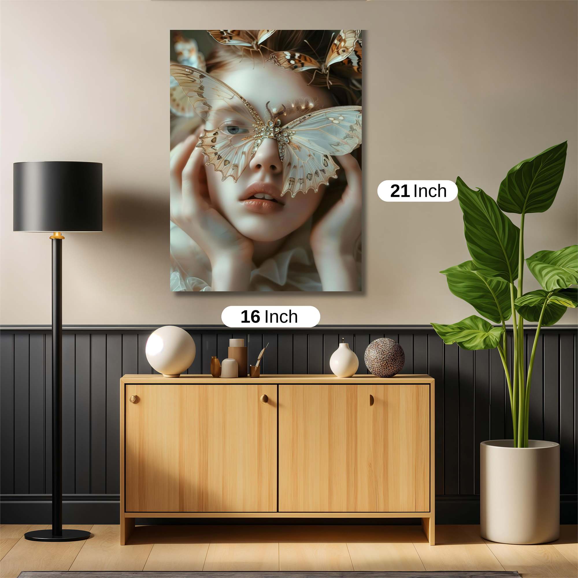 Butterfly Whimsy Safe Wall Magnetic / M