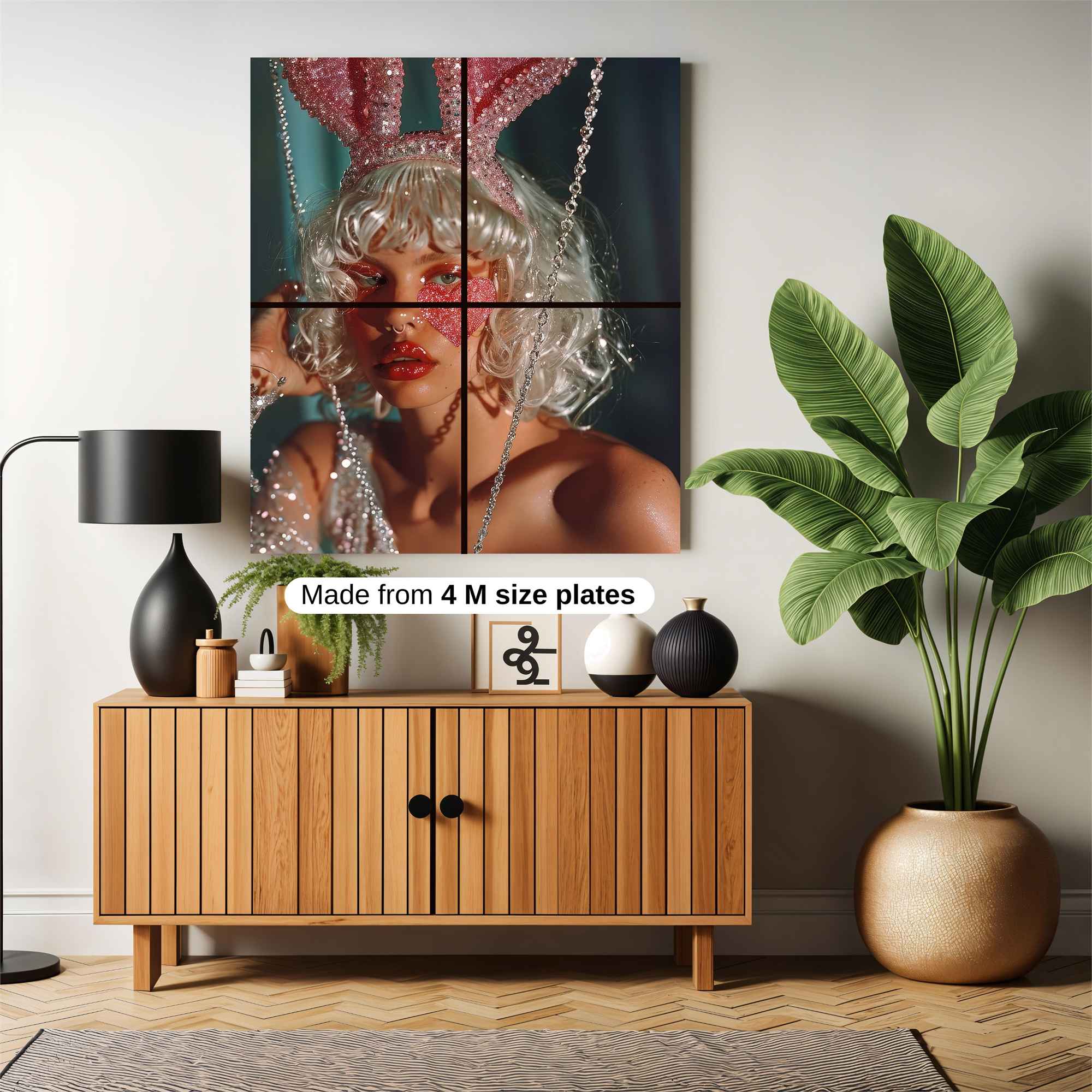 Bunny Enigma Safe Wall Magnetic / M