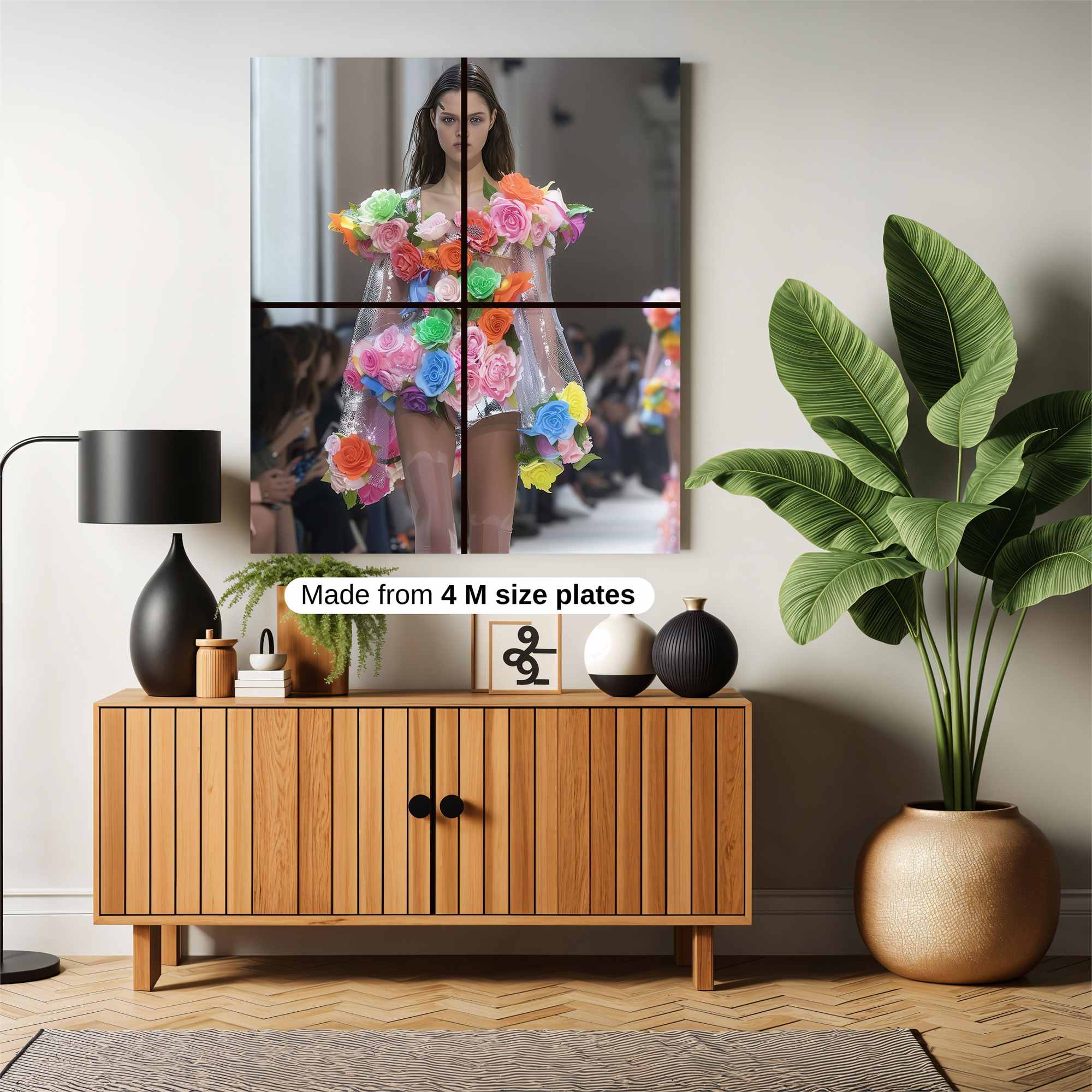 Floral Extravaganza Safe Wall Magnetic / M