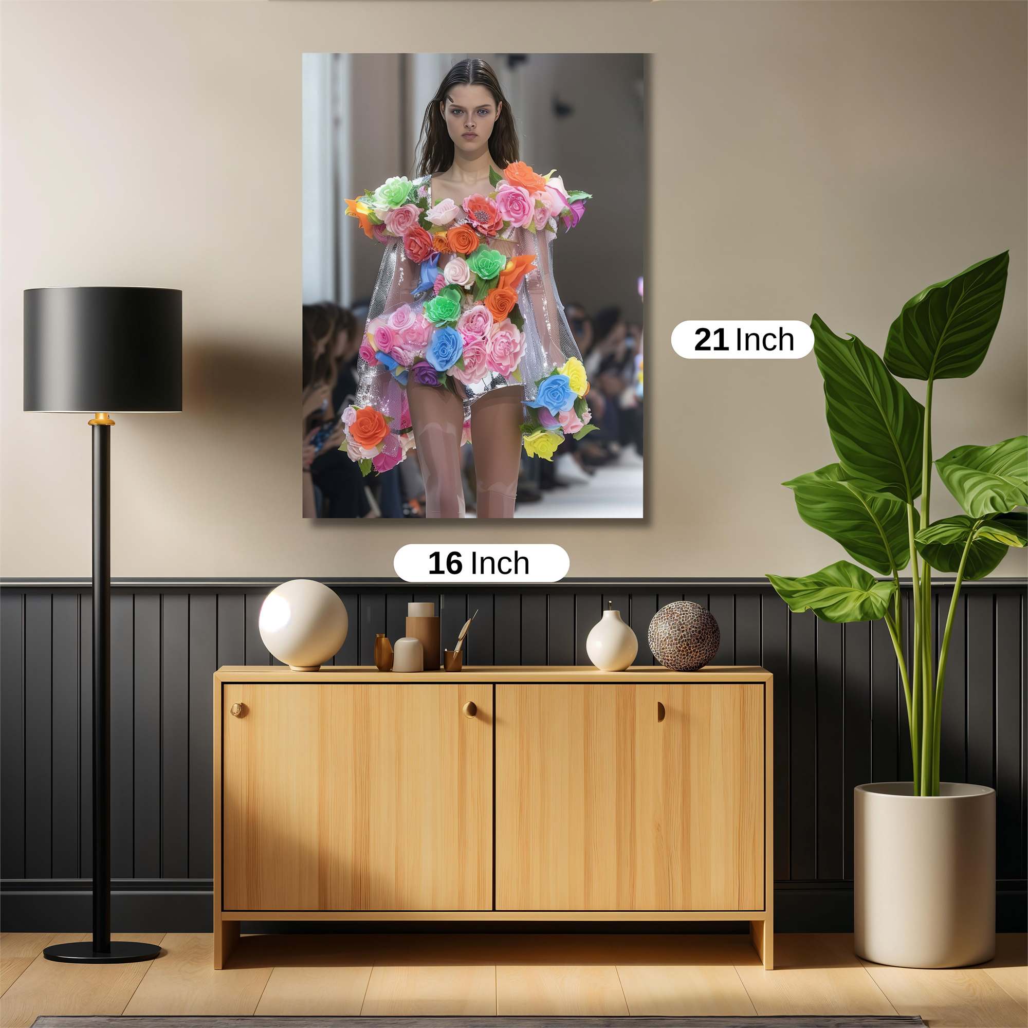 Floral Extravaganza Safe Wall Magnetic / M