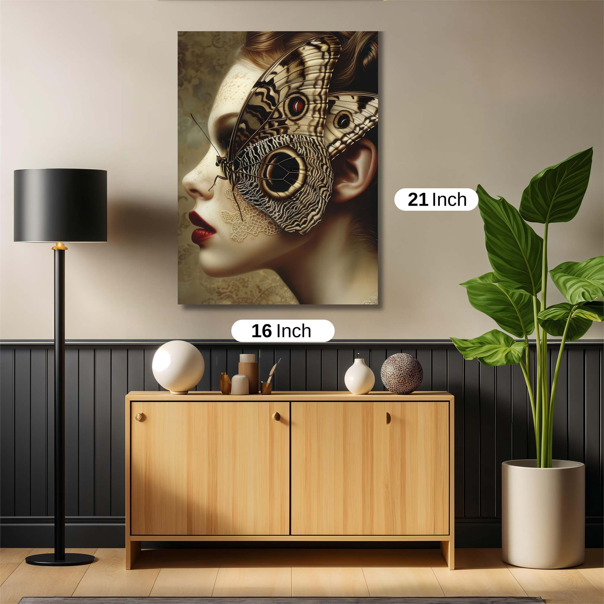 Butterfly Enigma Safe Wall Magnetic / M