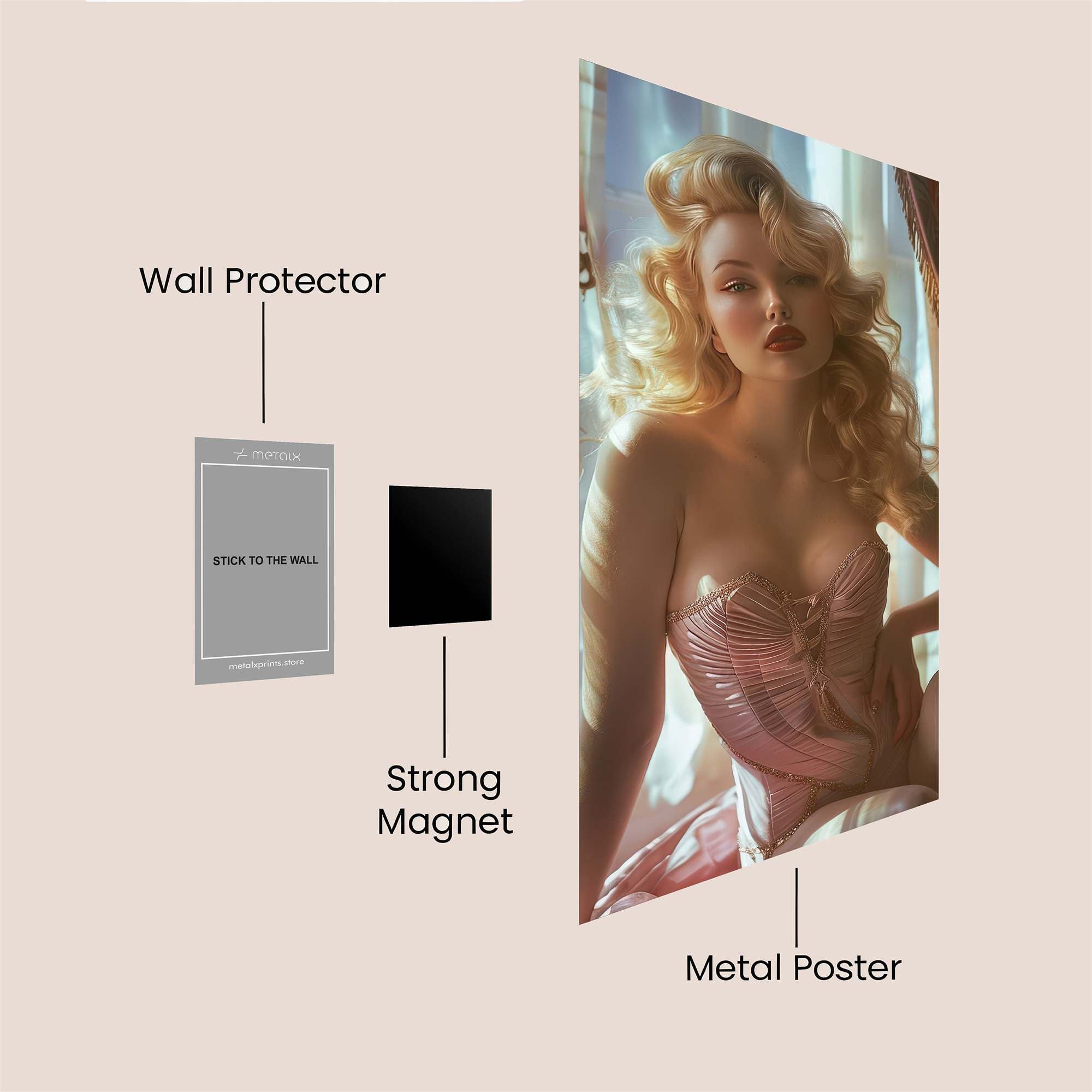Vixen Enchantress Safe Wall Magnetic / M