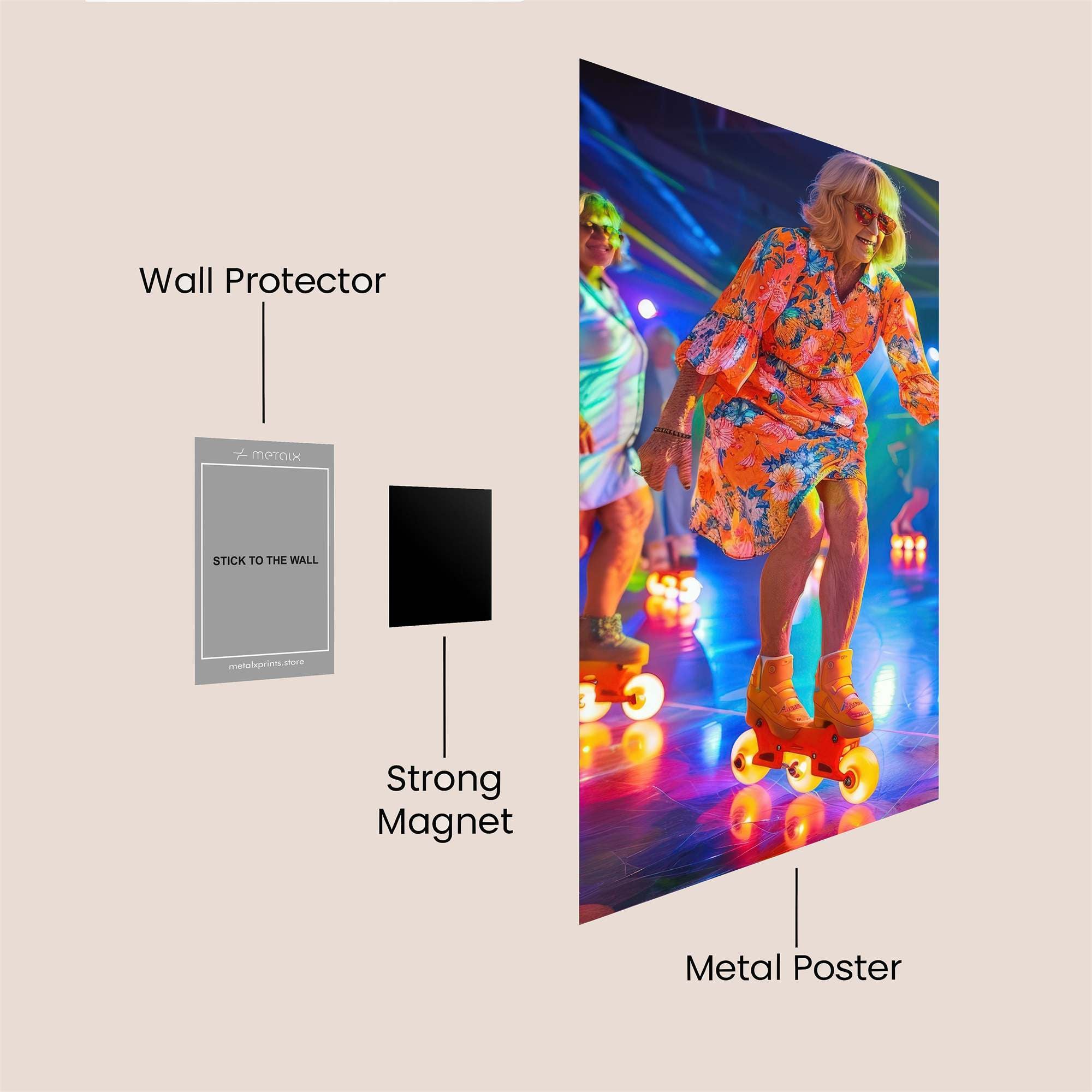 Disco Delight Safe Wall Magnetic / M