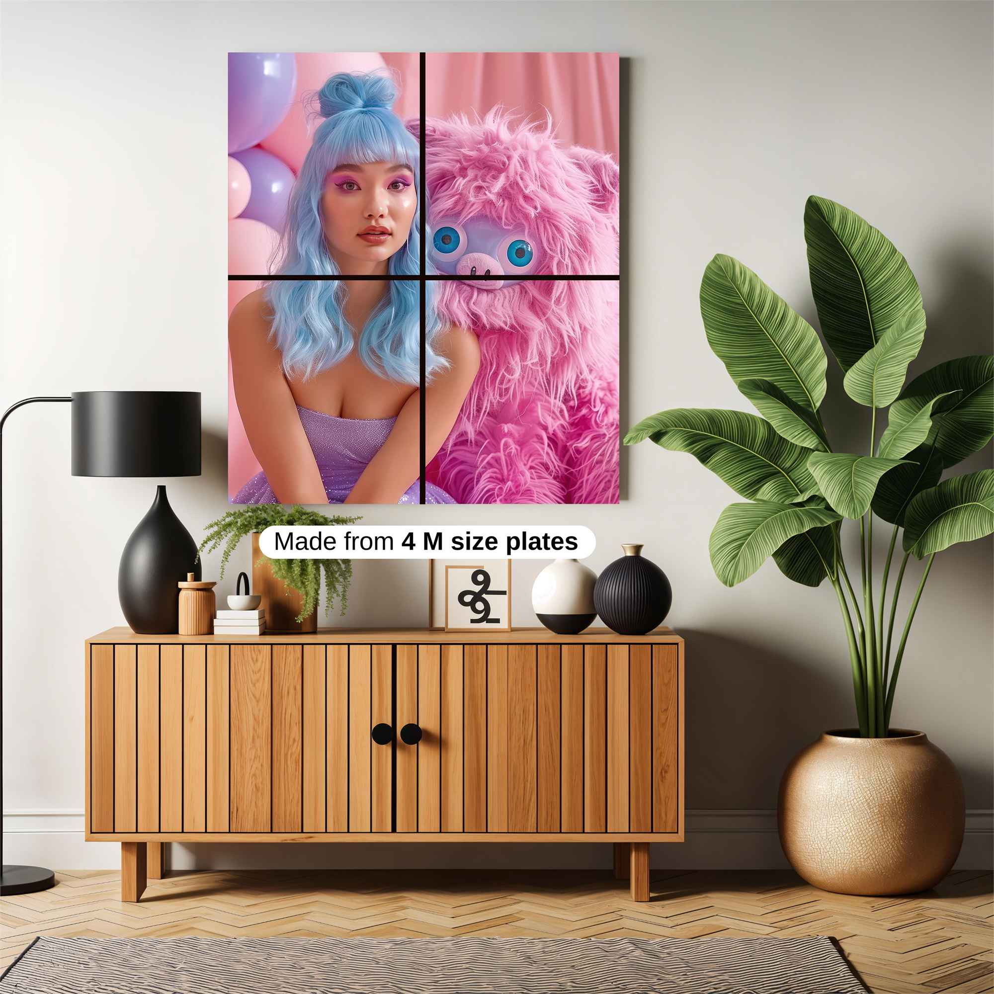 Pastel Whimsy Safe Wall Magnetic / M