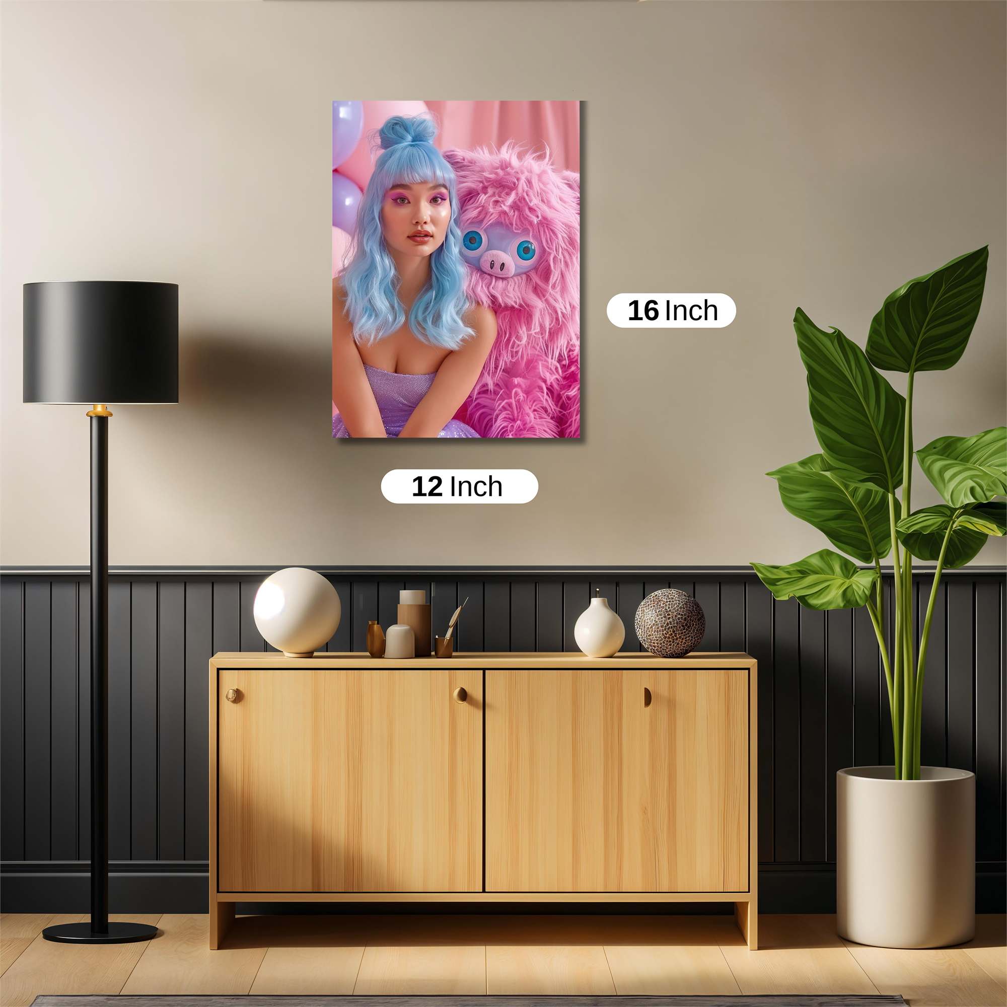 Pastel Whimsy Safe Wall Magnetic / M