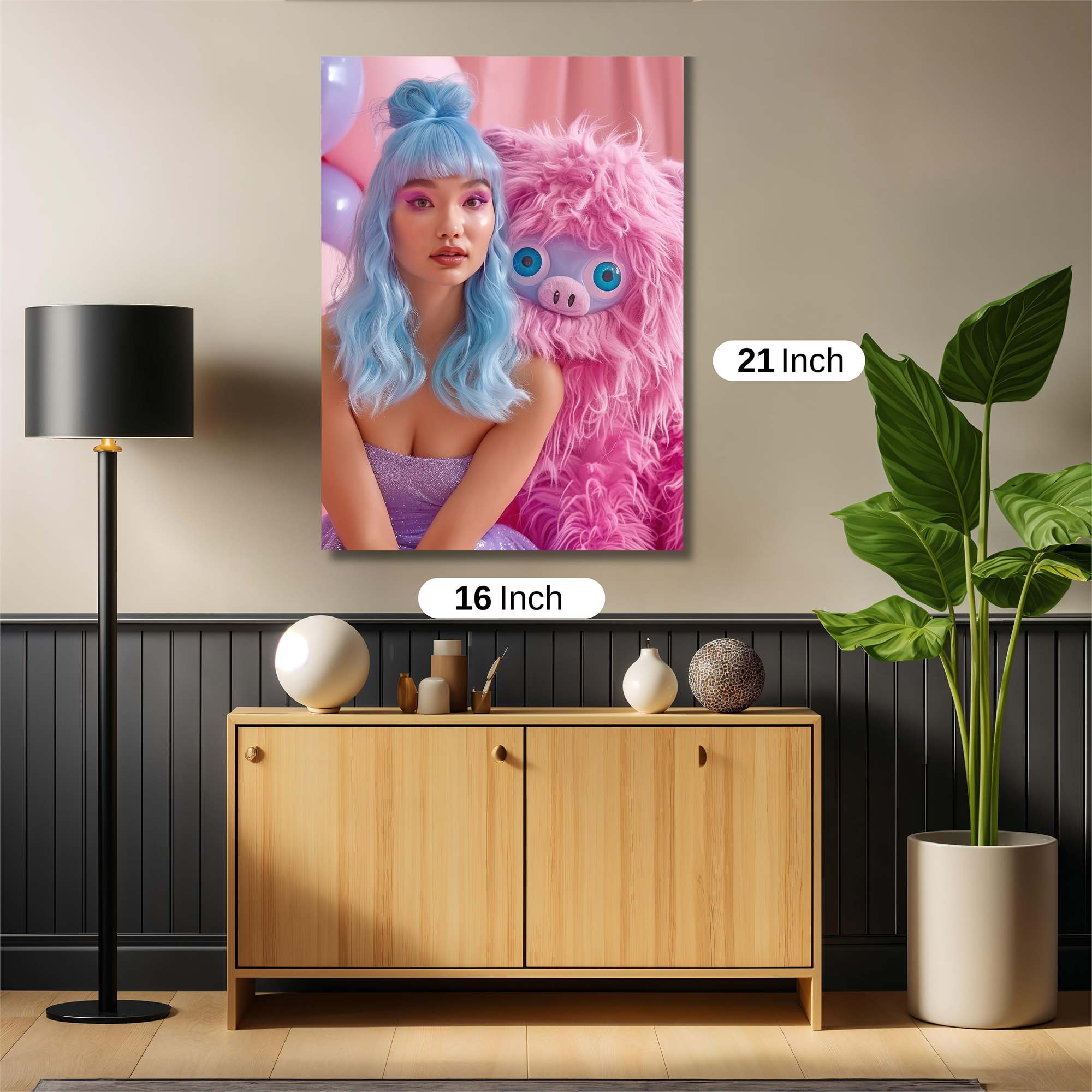 Pastel Whimsy Safe Wall Magnetic / M