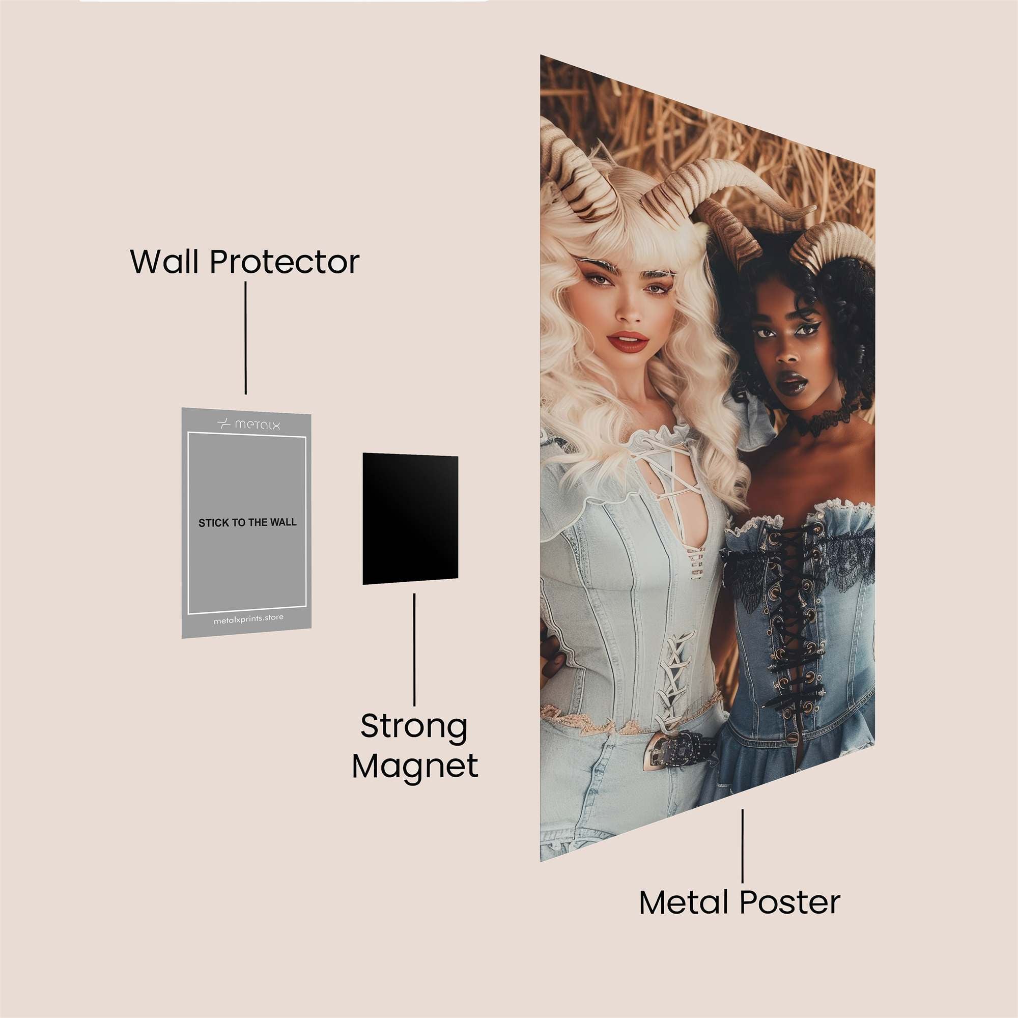 Faun Fantasy Safe Wall Magnetic / M