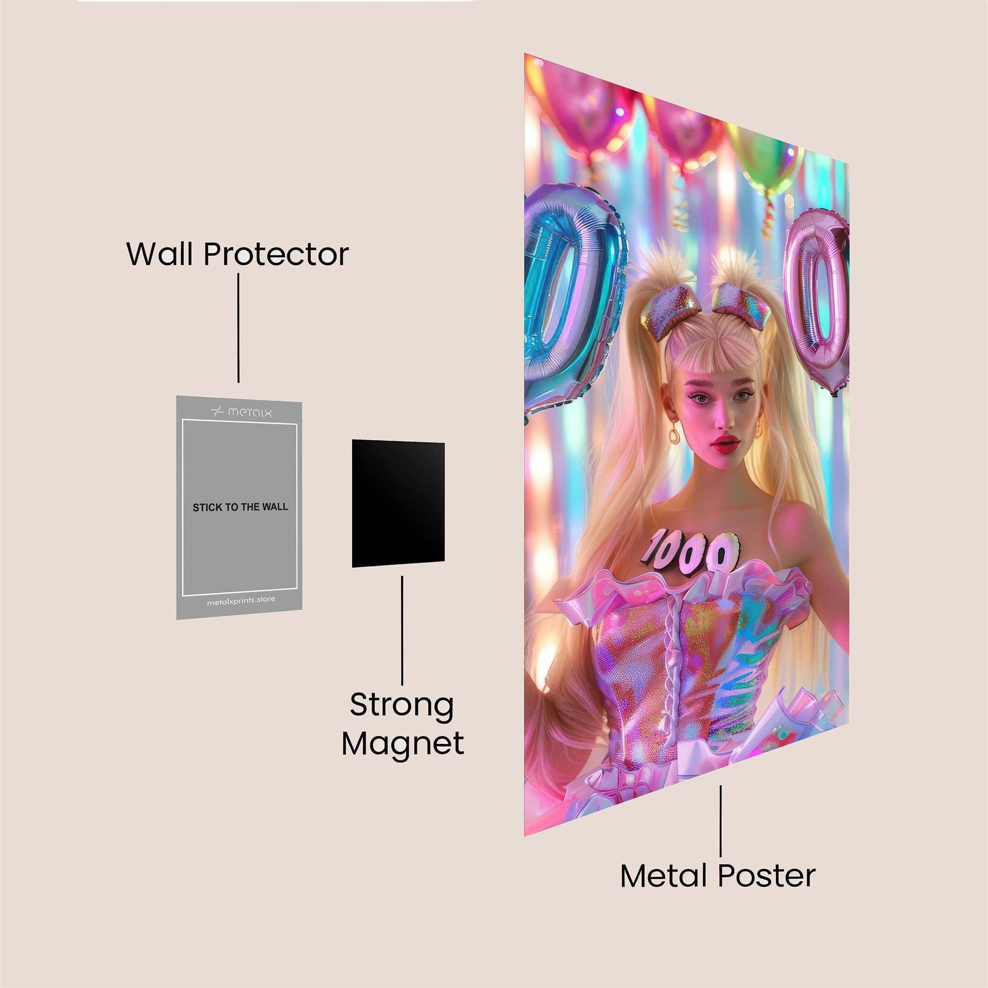 Milestone Magic Safe Wall Magnetic / M