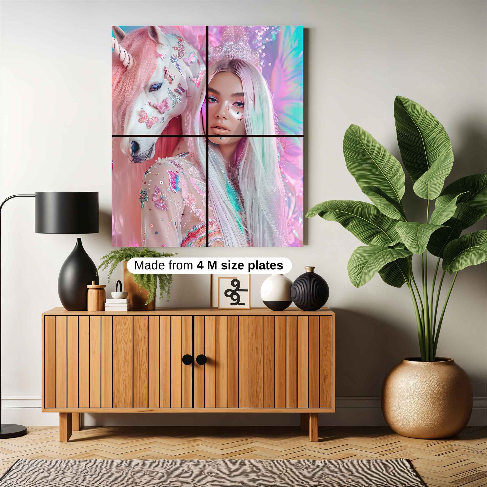 Unicorn Whimsy Safe Wall Magnetic / M