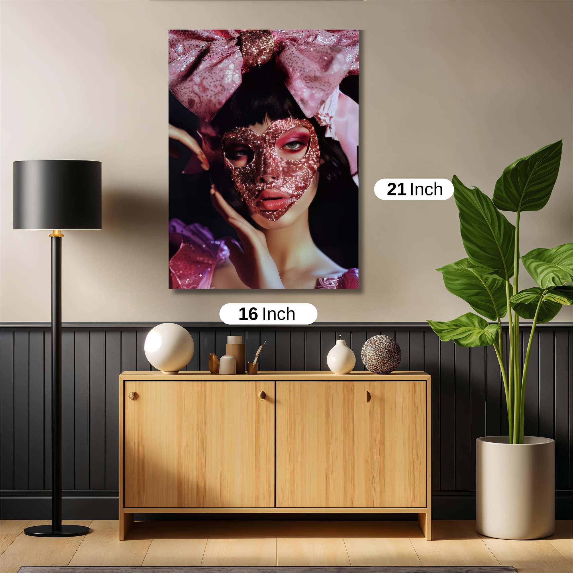 Glitter Enigma Safe Wall Magnetic / M