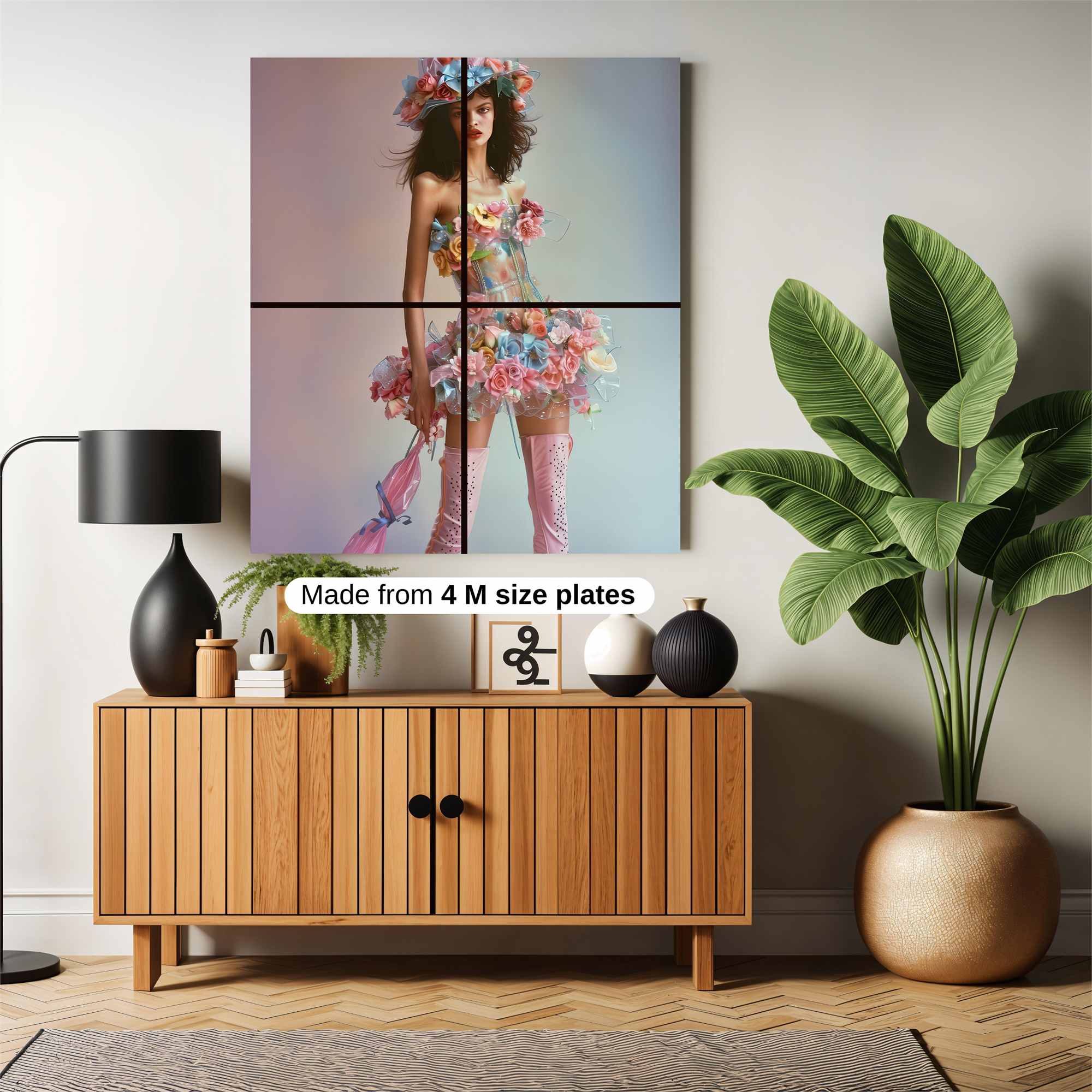 Floral Fantasy Safe Wall Magnetic / M