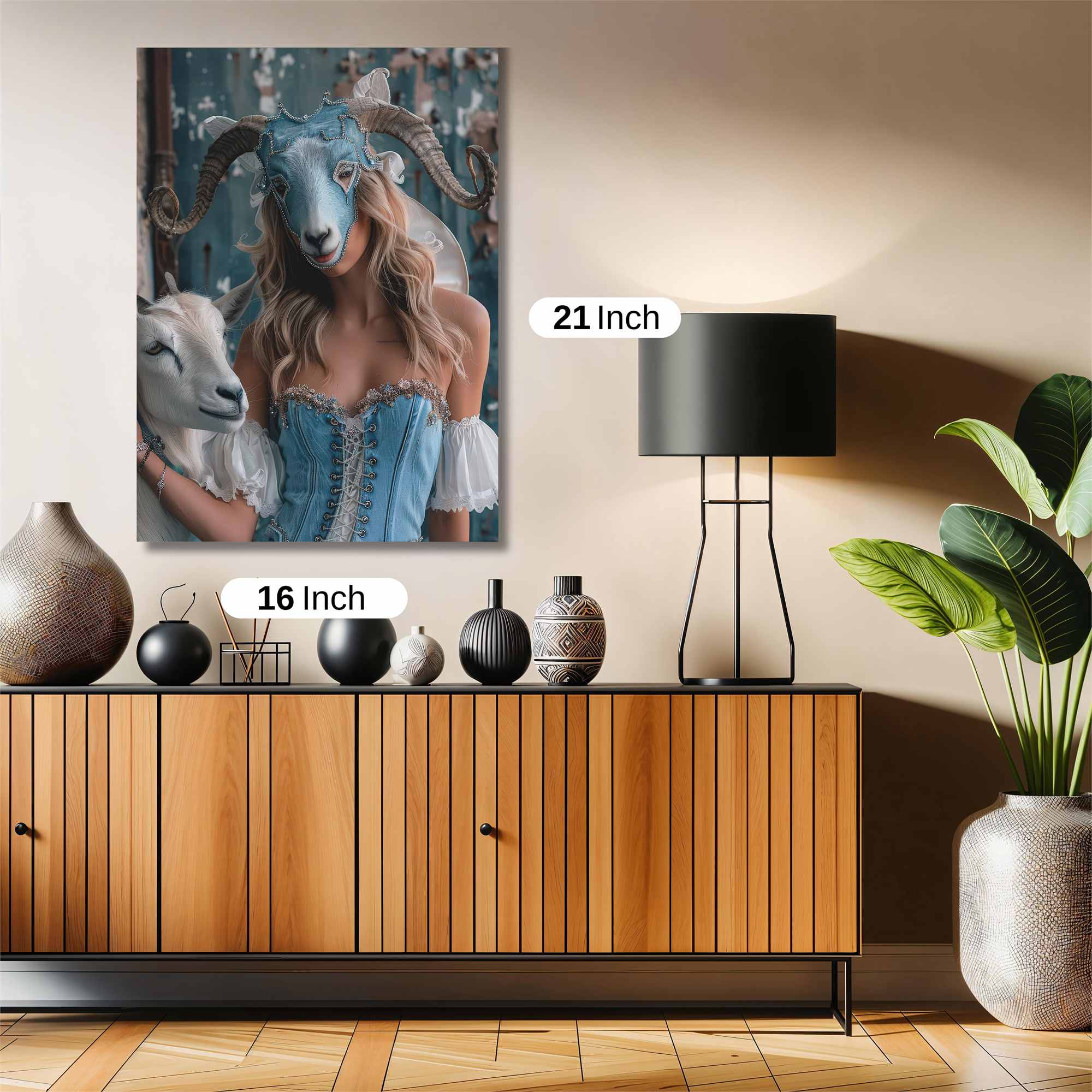 Goat Enchantress Safe Wall Magnetic / M