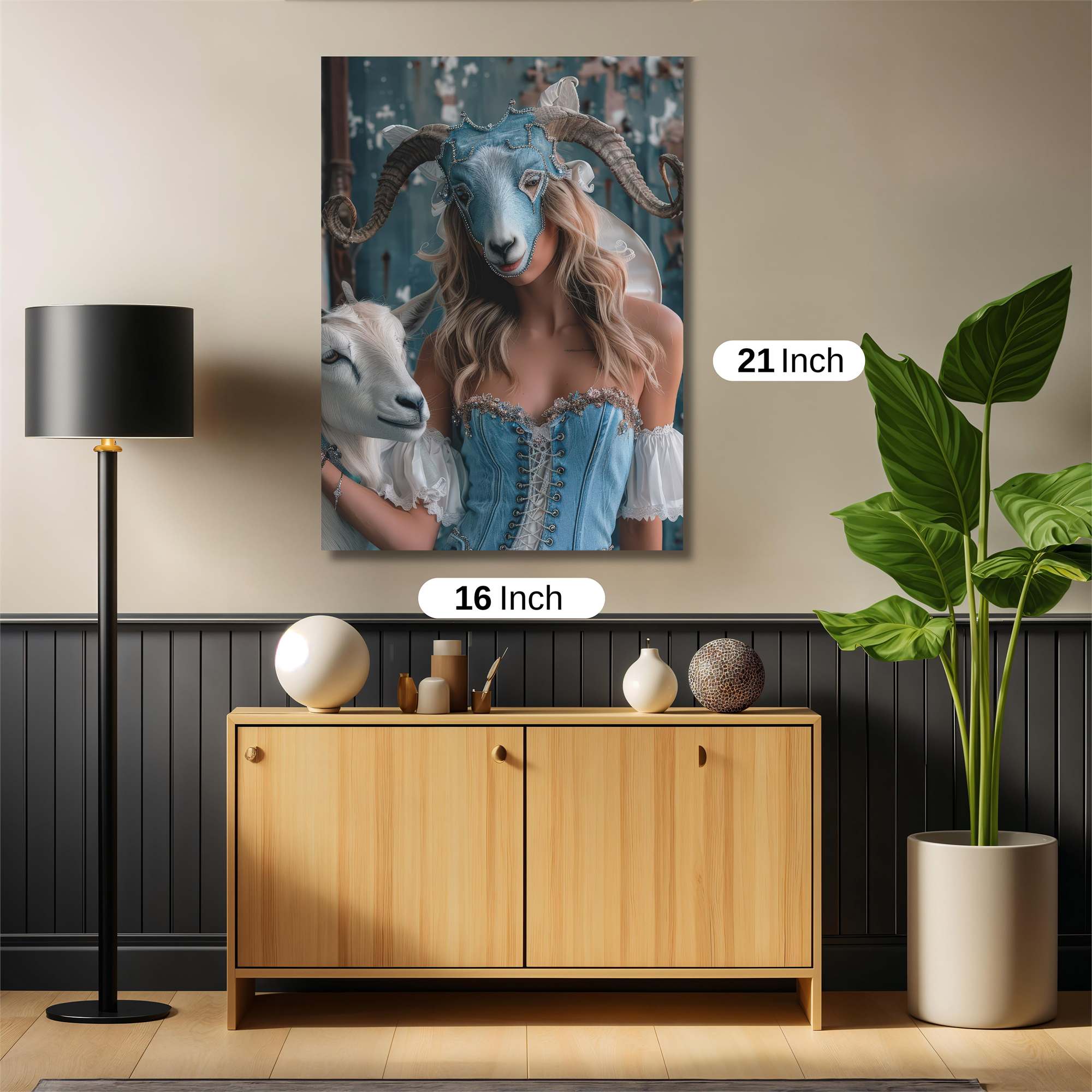 Goat Enchantress Safe Wall Magnetic / M