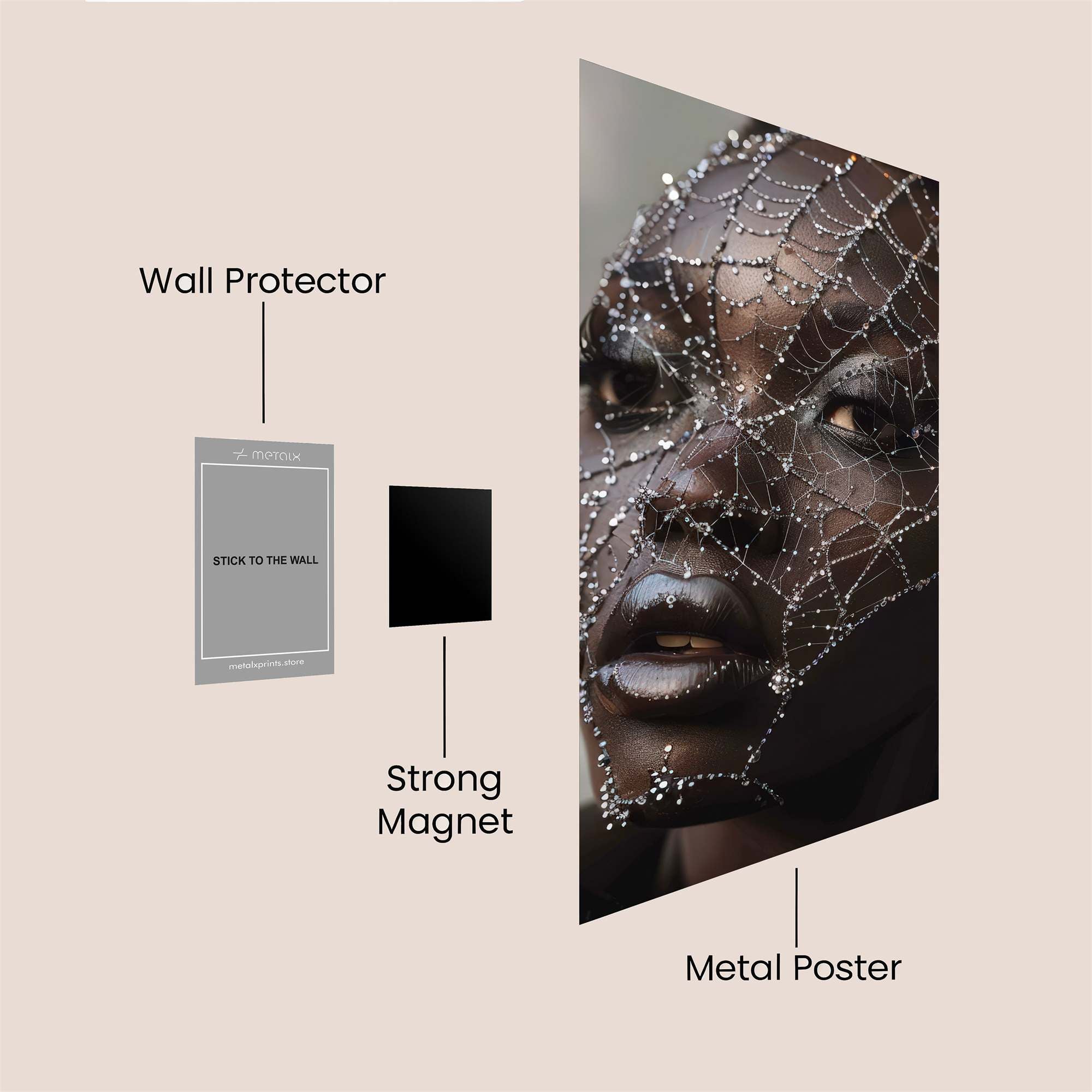 Web Enigma Safe Wall Magnetic / M
