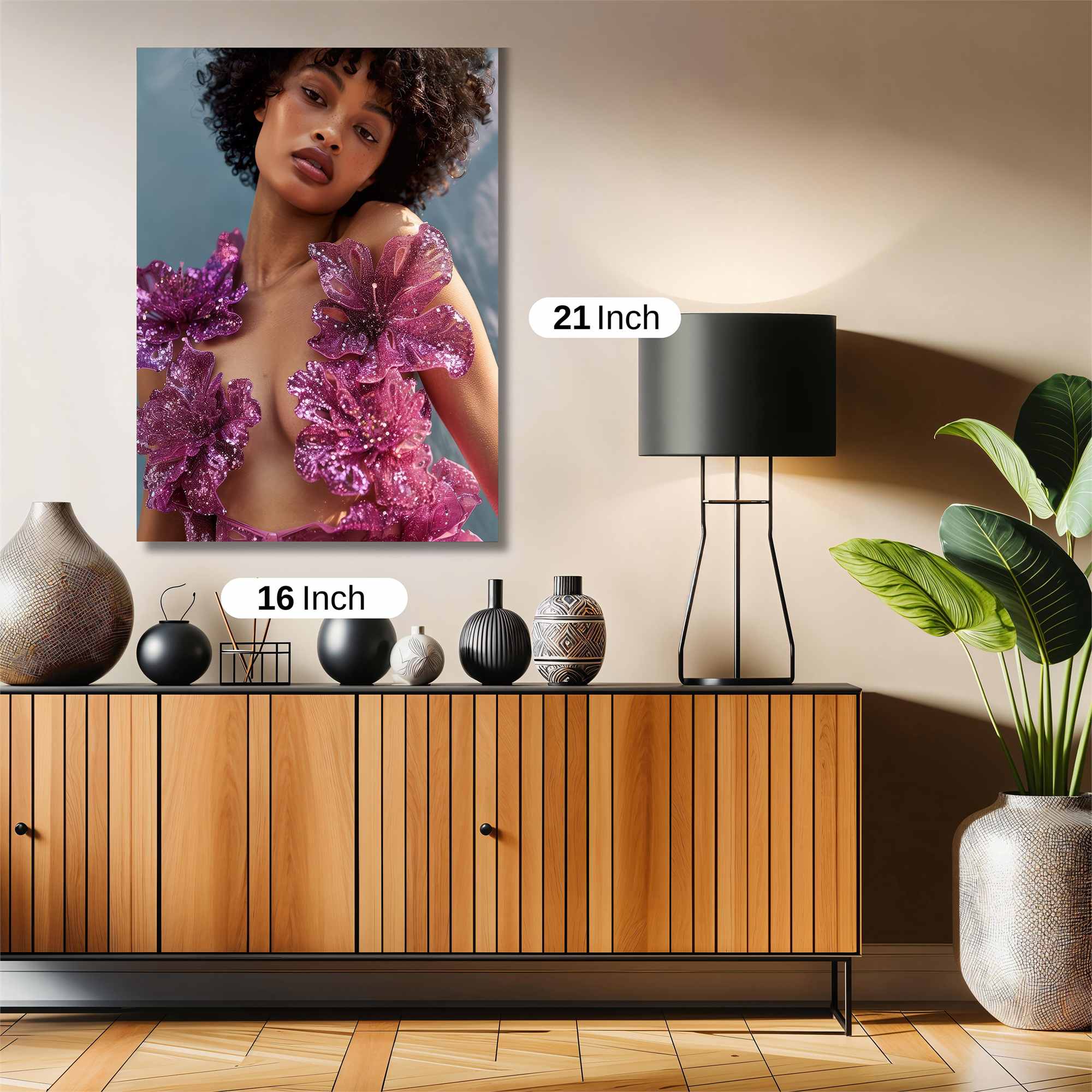 Floral Radiance Safe Wall Magnetic / M