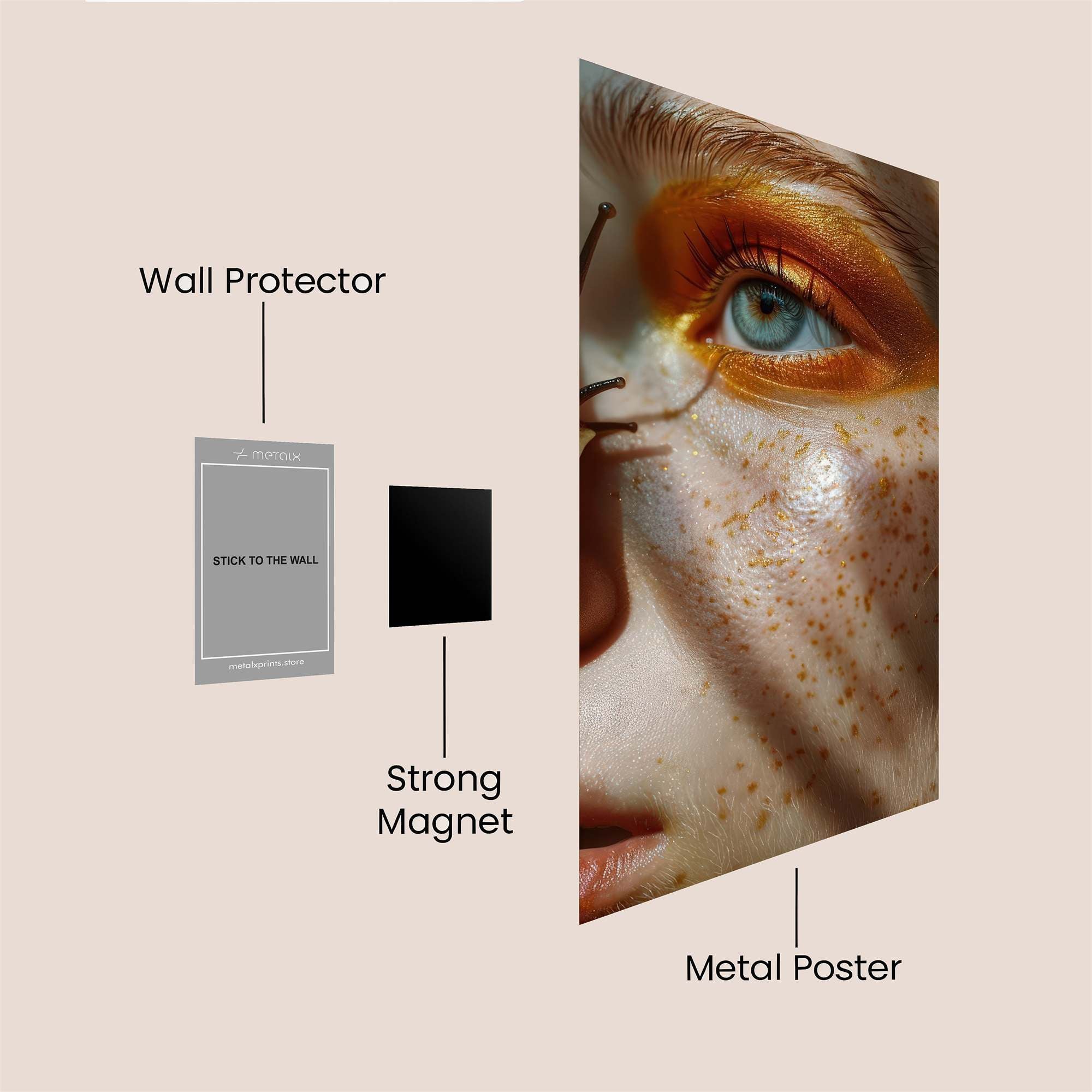 Snail Serenity Safe Wall Magnetic / M