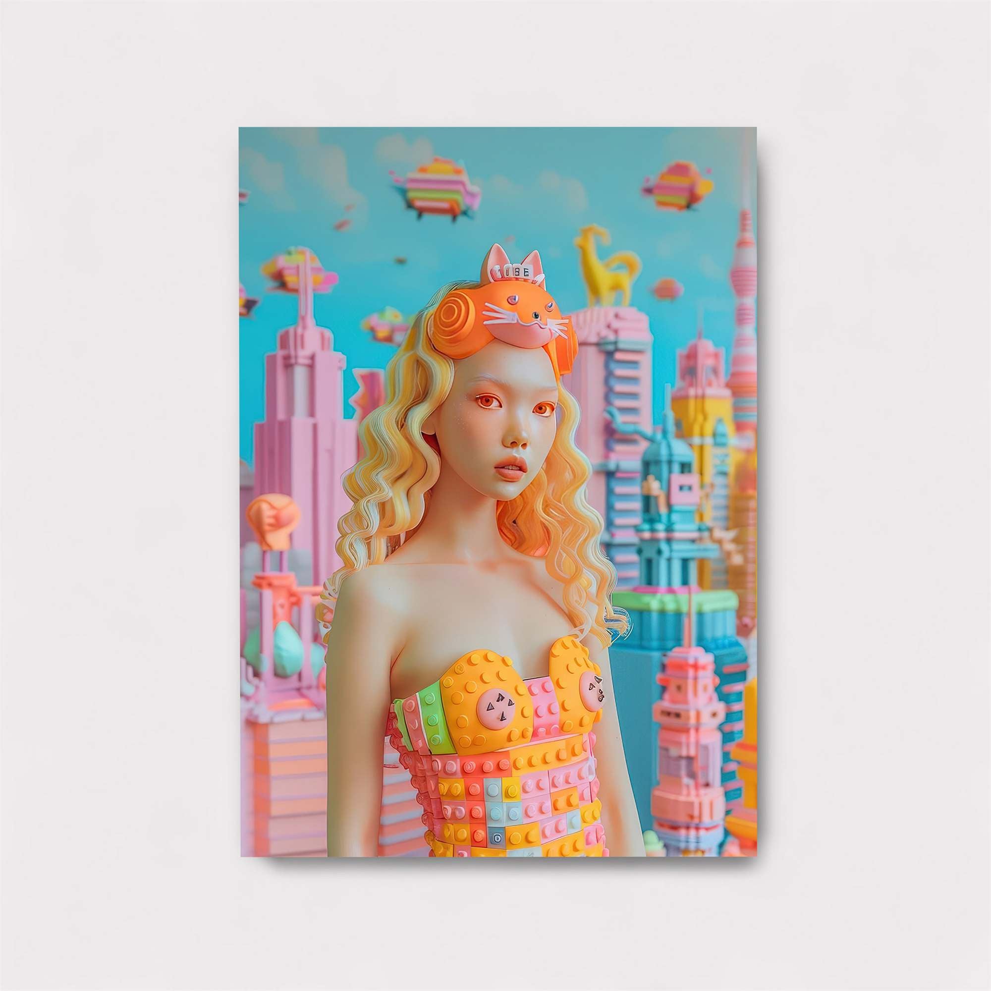 Neon Dreamscape Safe Wall Magnetic / M