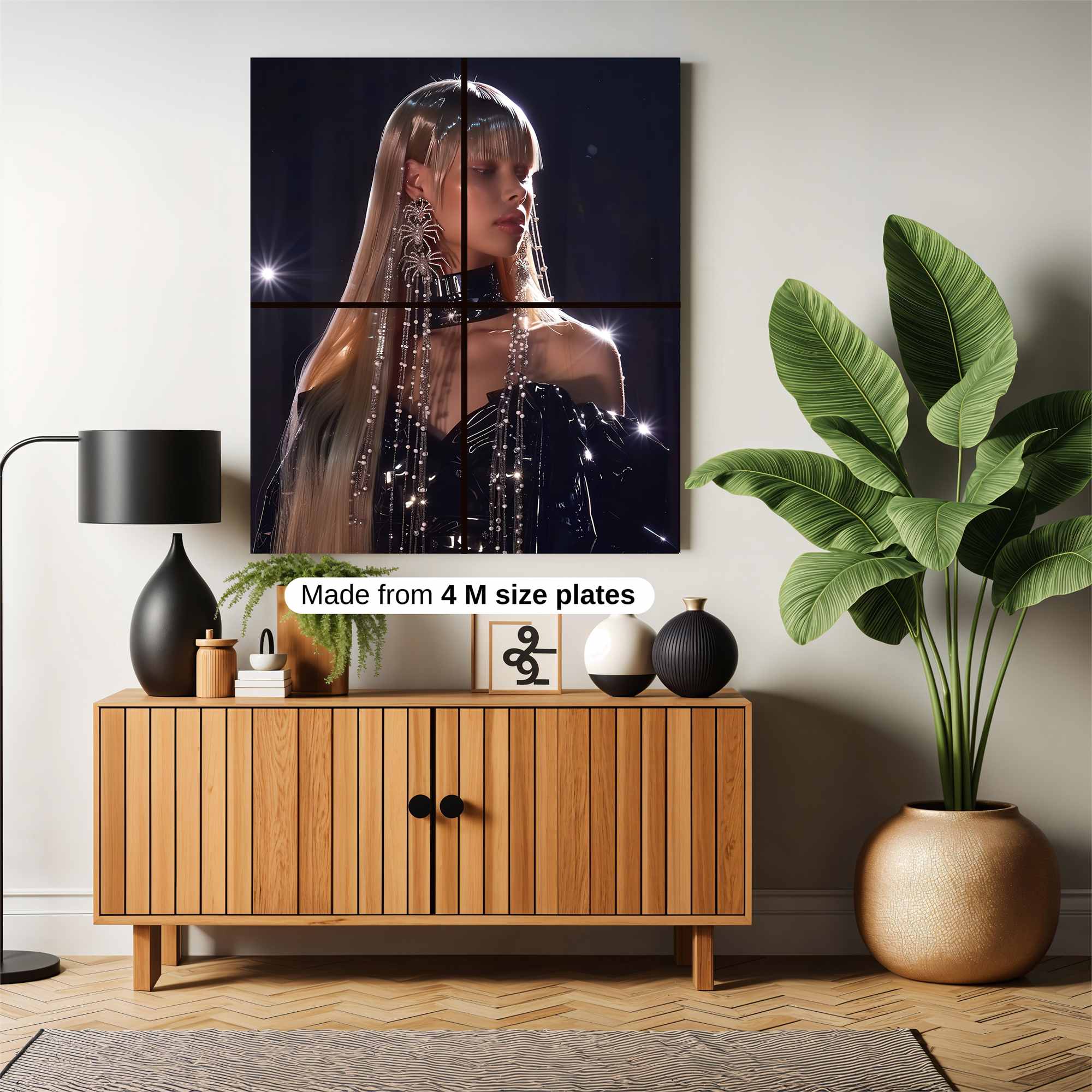 Glittering Enigma Safe Wall Magnetic / M