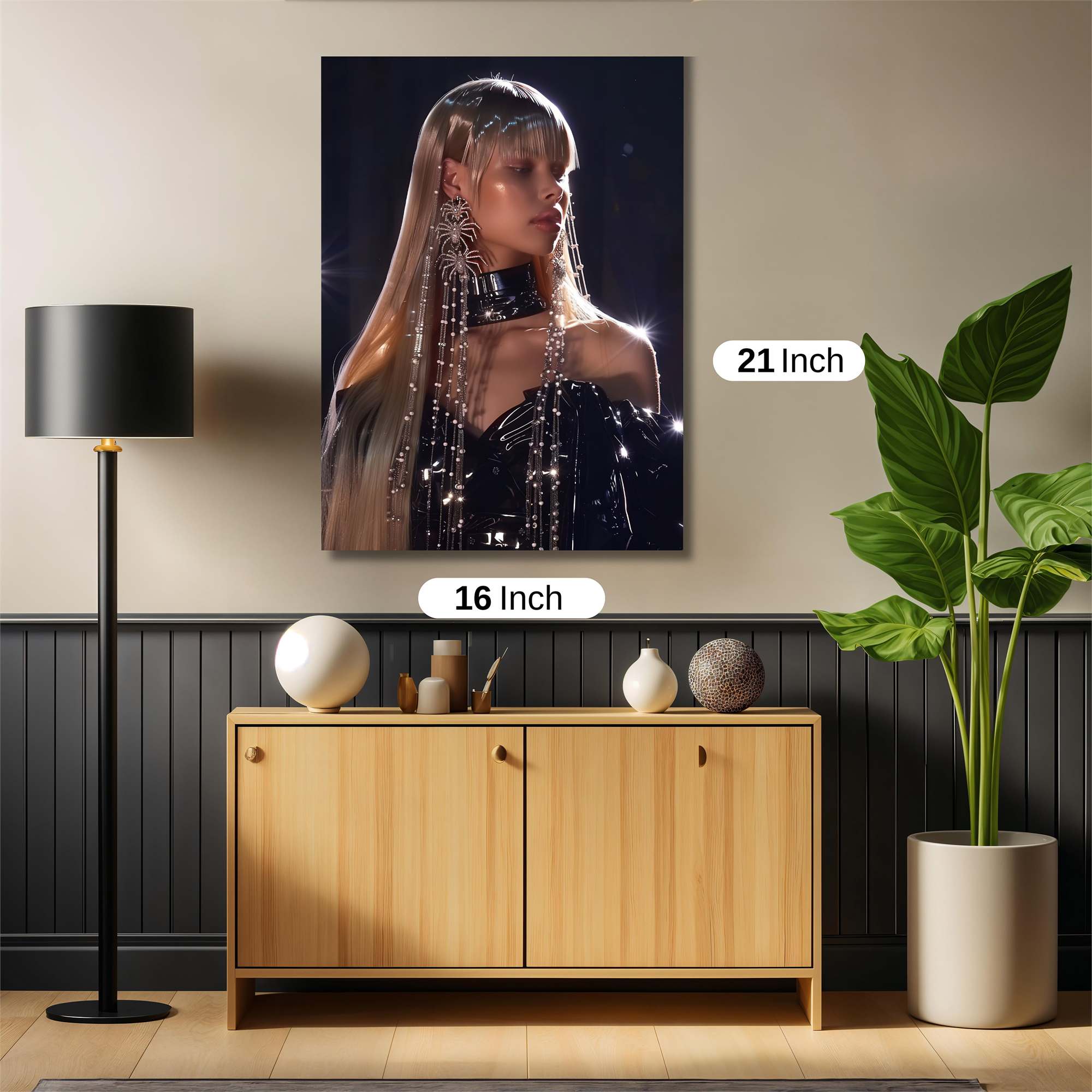 Glittering Enigma Safe Wall Magnetic / M