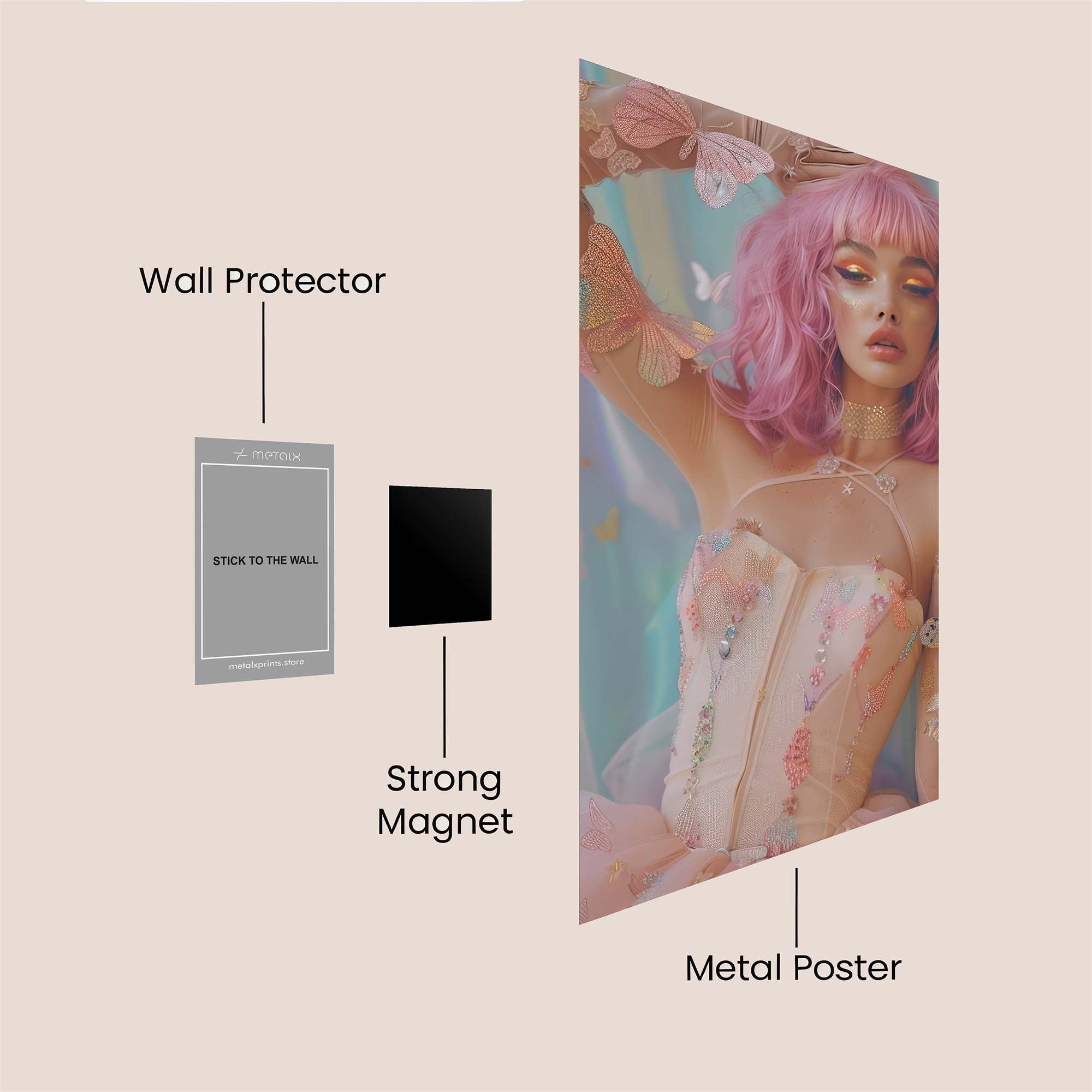 Fairy Dream Safe Wall Magnetic / M