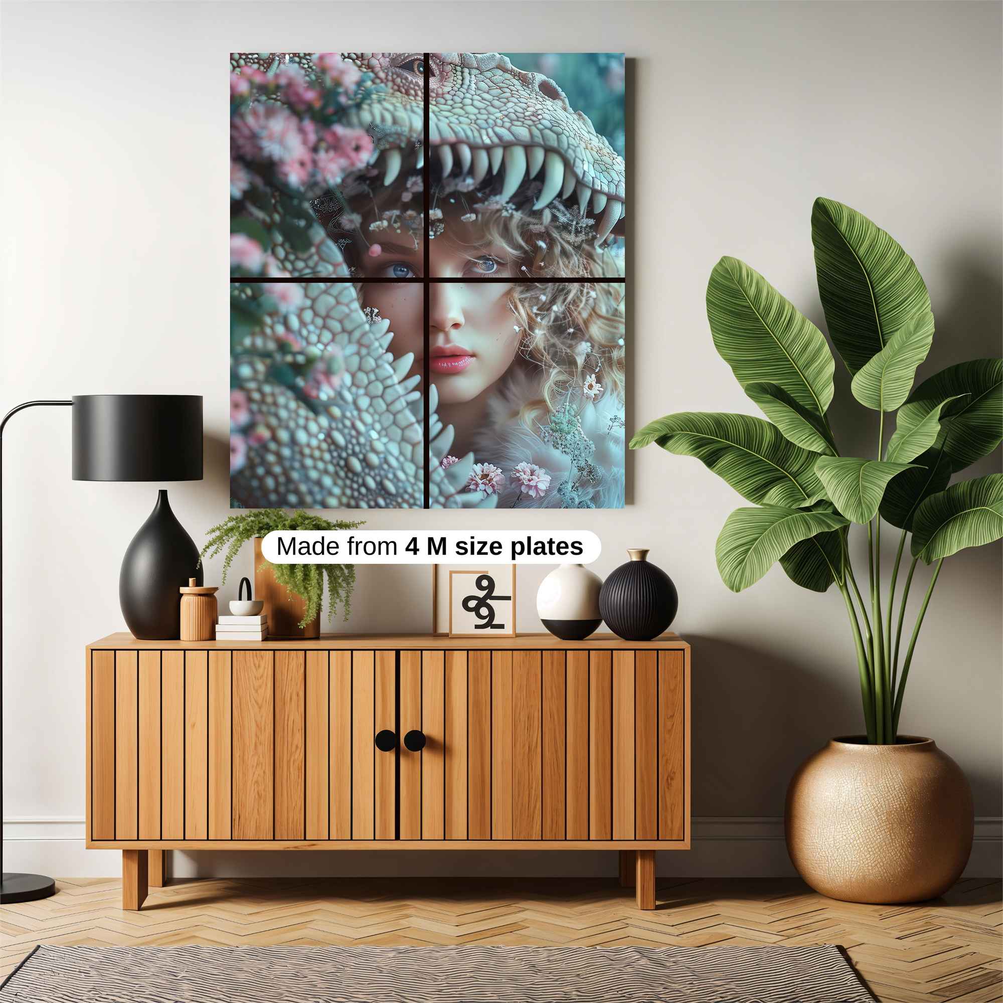 Dino Dream Safe Wall Magnetic / M