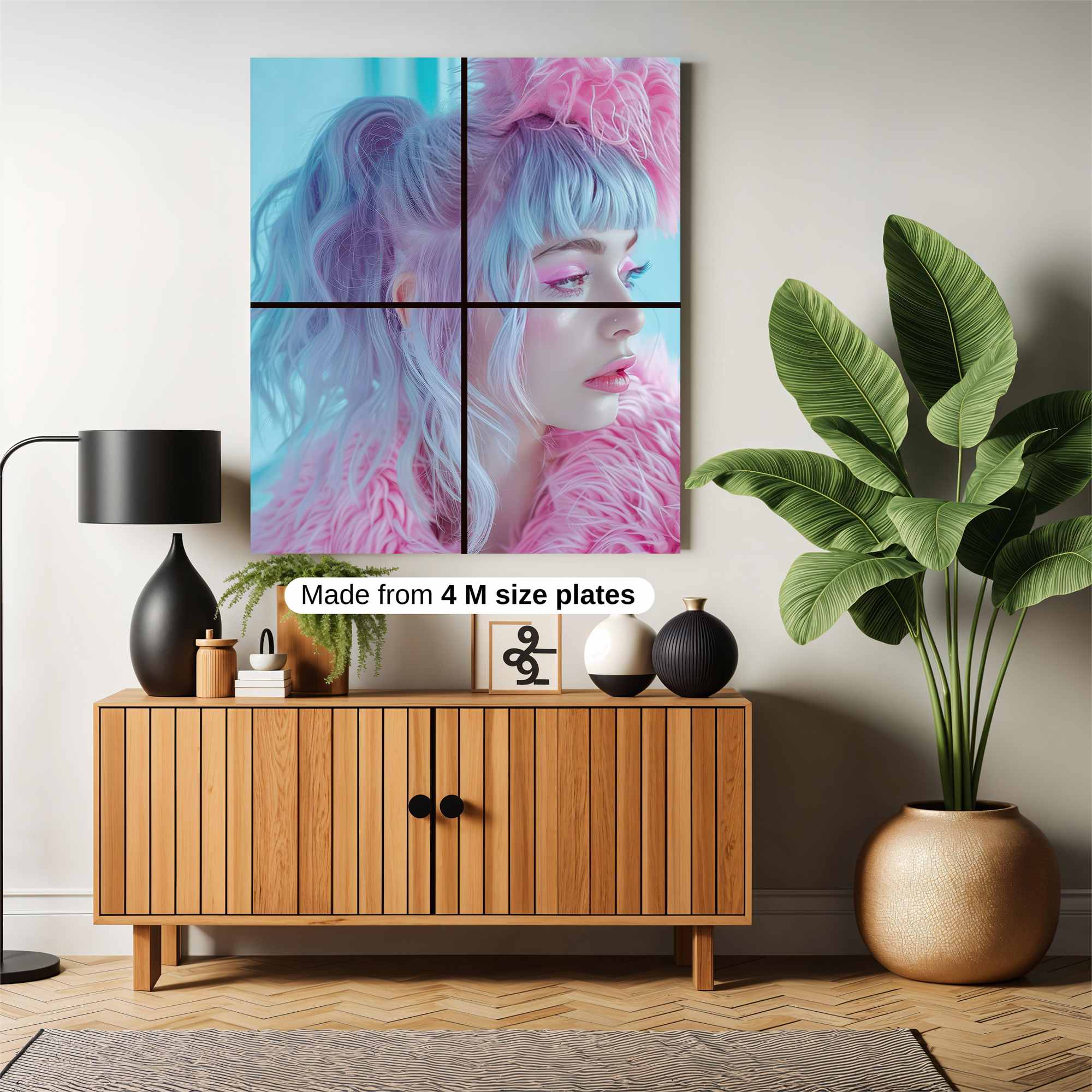 Pastel Whimsy Safe Wall Magnetic / M