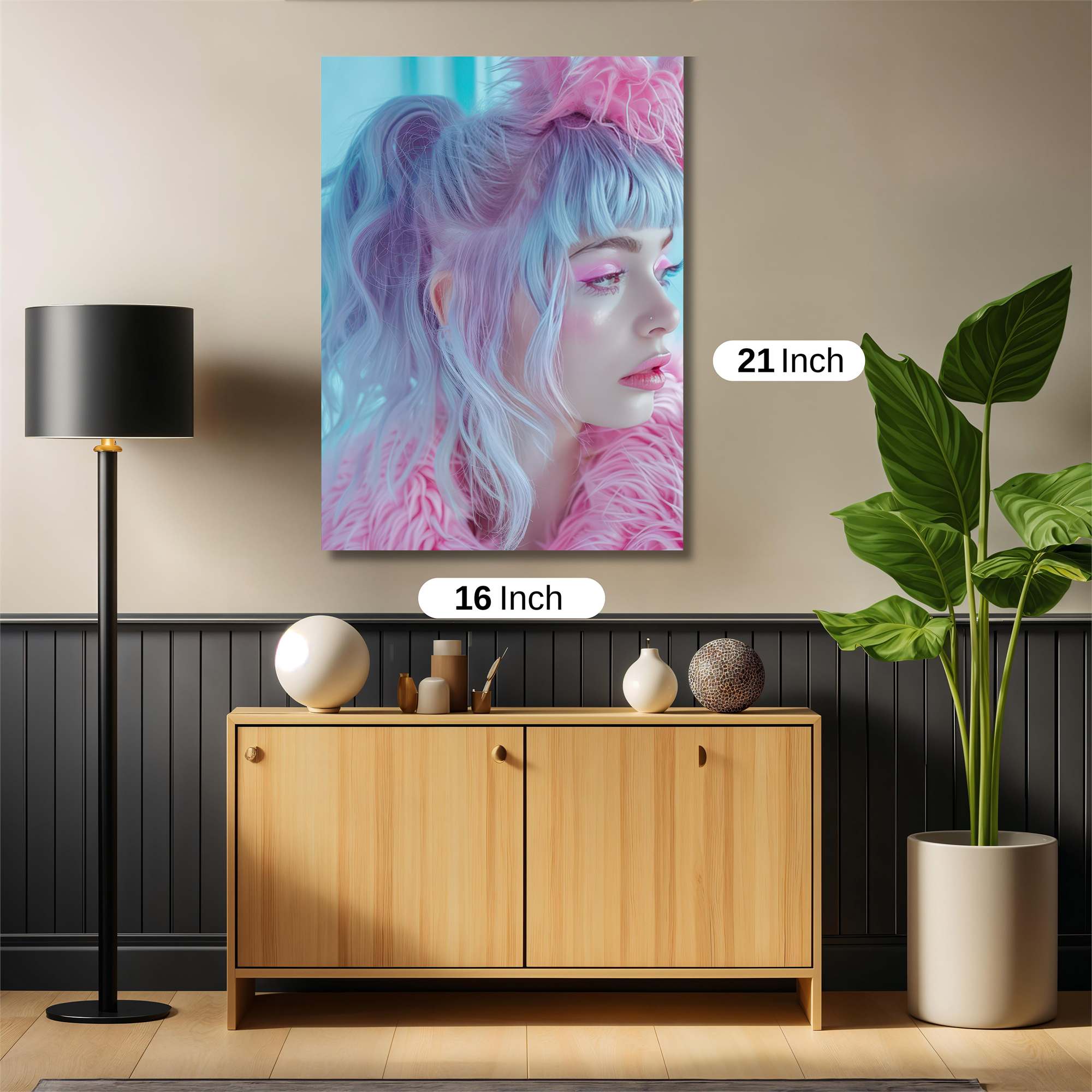 Pastel Whimsy Safe Wall Magnetic / M