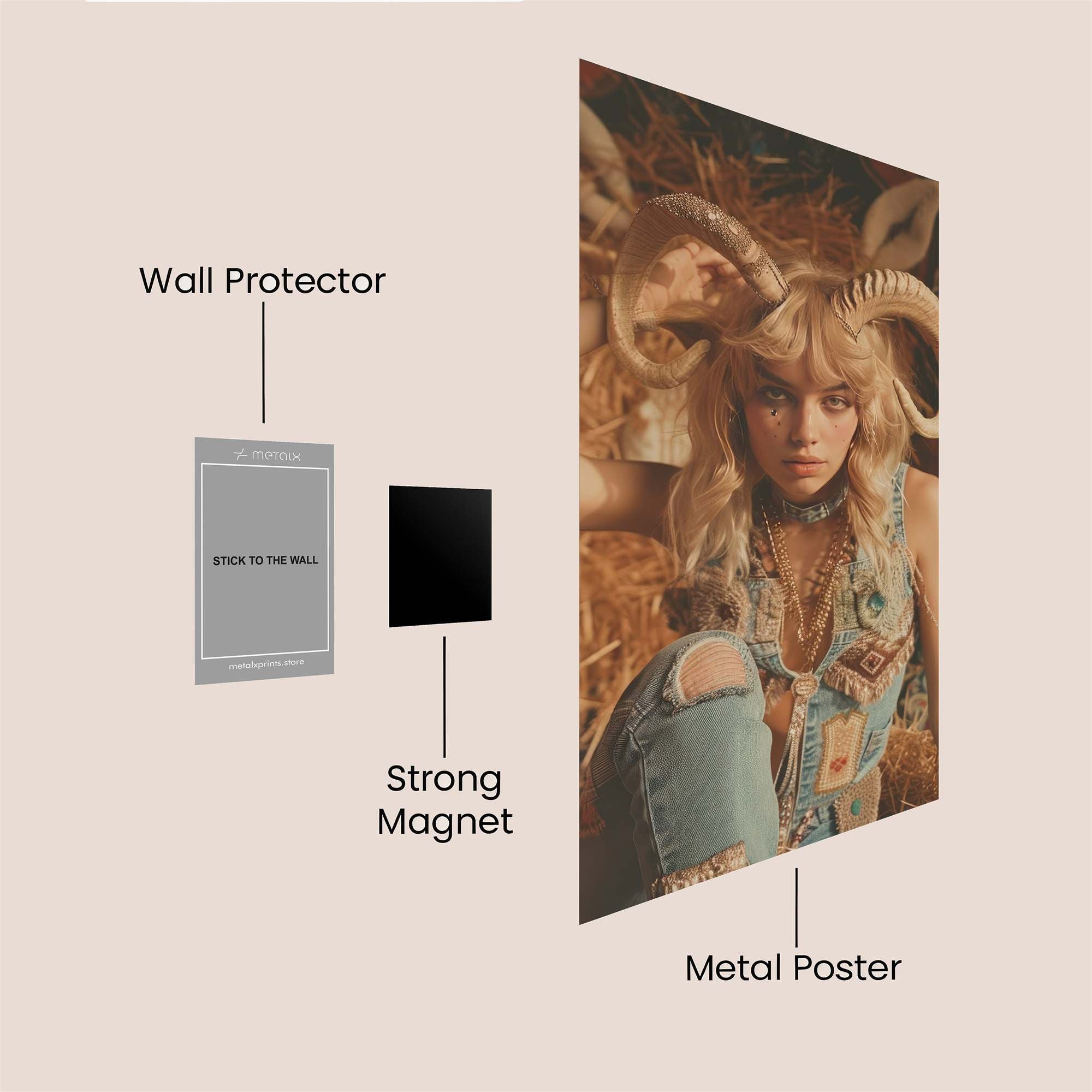 Faun Fantasy Safe Wall Magnetic / M