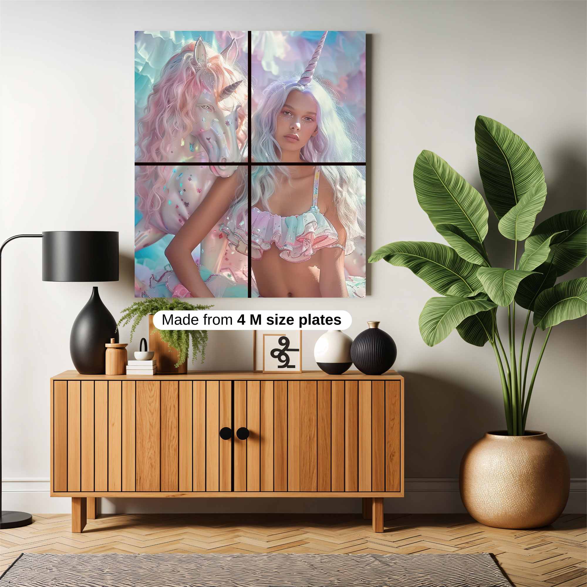 Unicorn Whimsy Safe Wall Magnetic / M