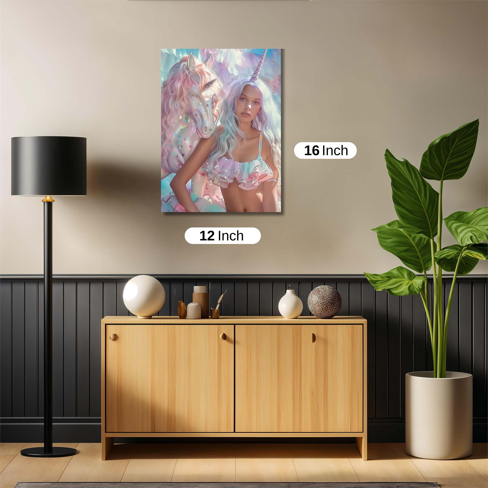 Unicorn Whimsy Safe Wall Magnetic / M