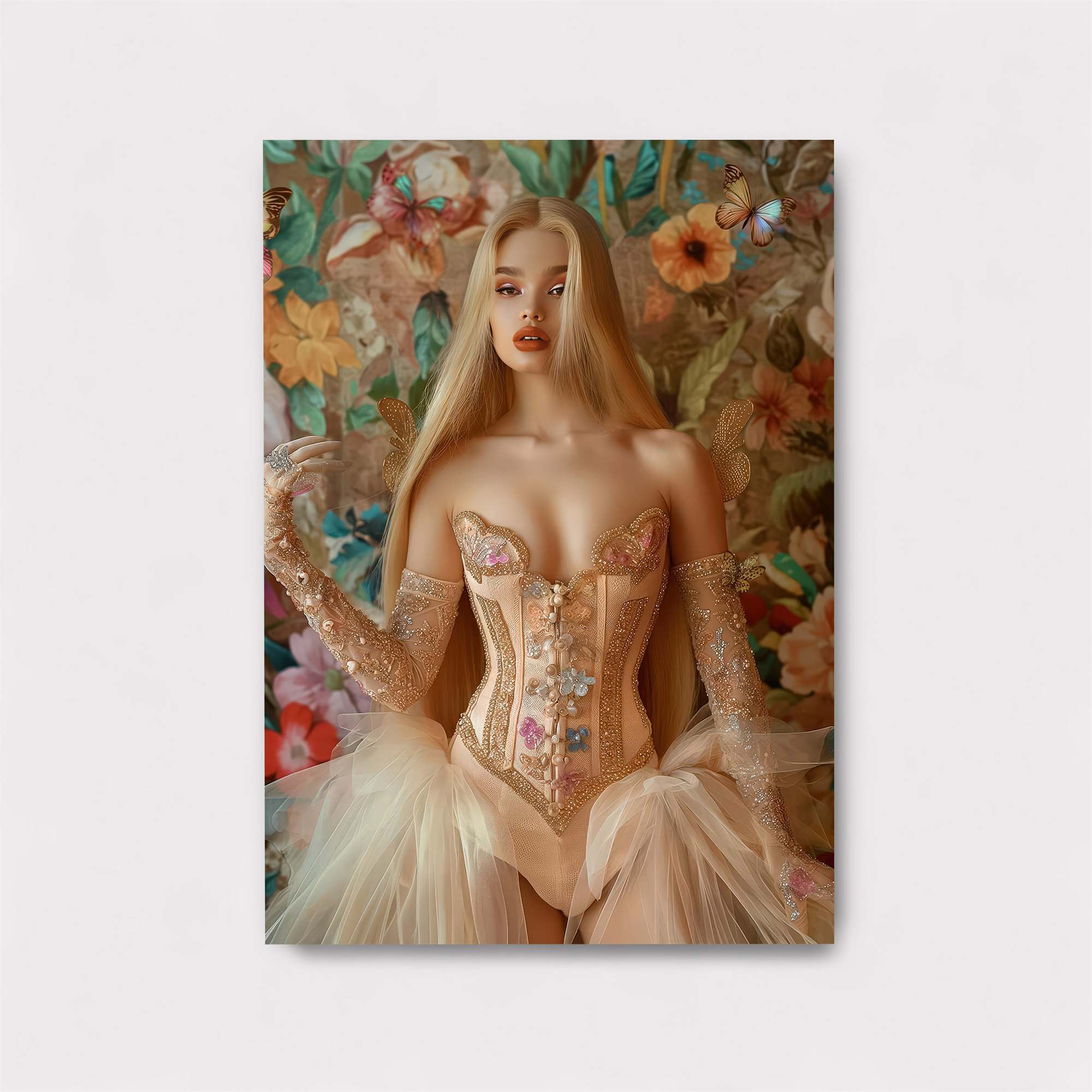 Floral Enchantment Safe Wall Magnetic / M