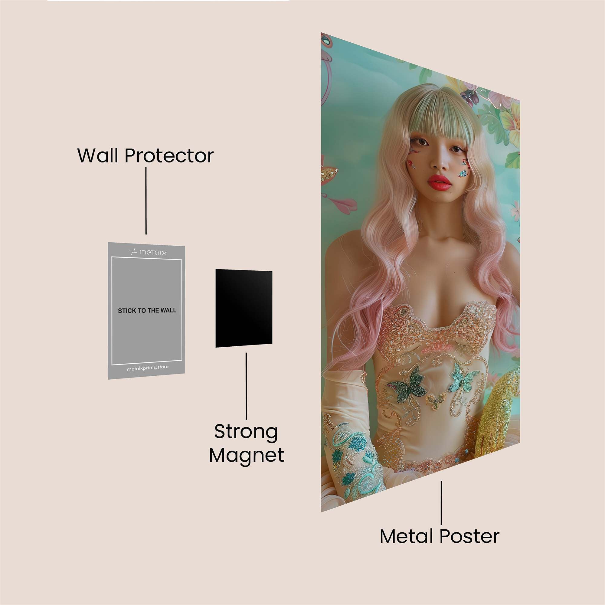 Fairy Enchantment Safe Wall Magnetic / M