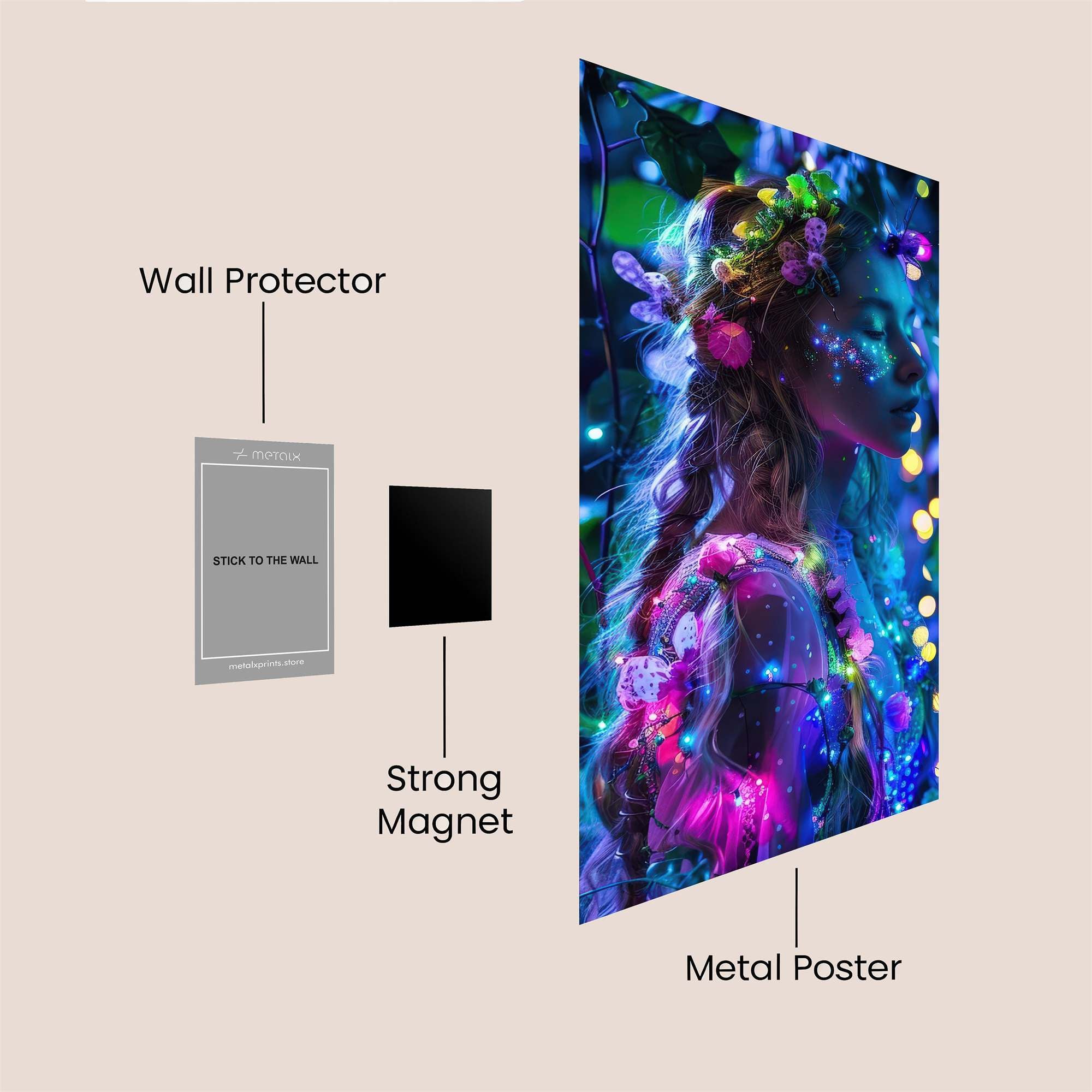 Fairy Enchantment Safe Wall Magnetic / M