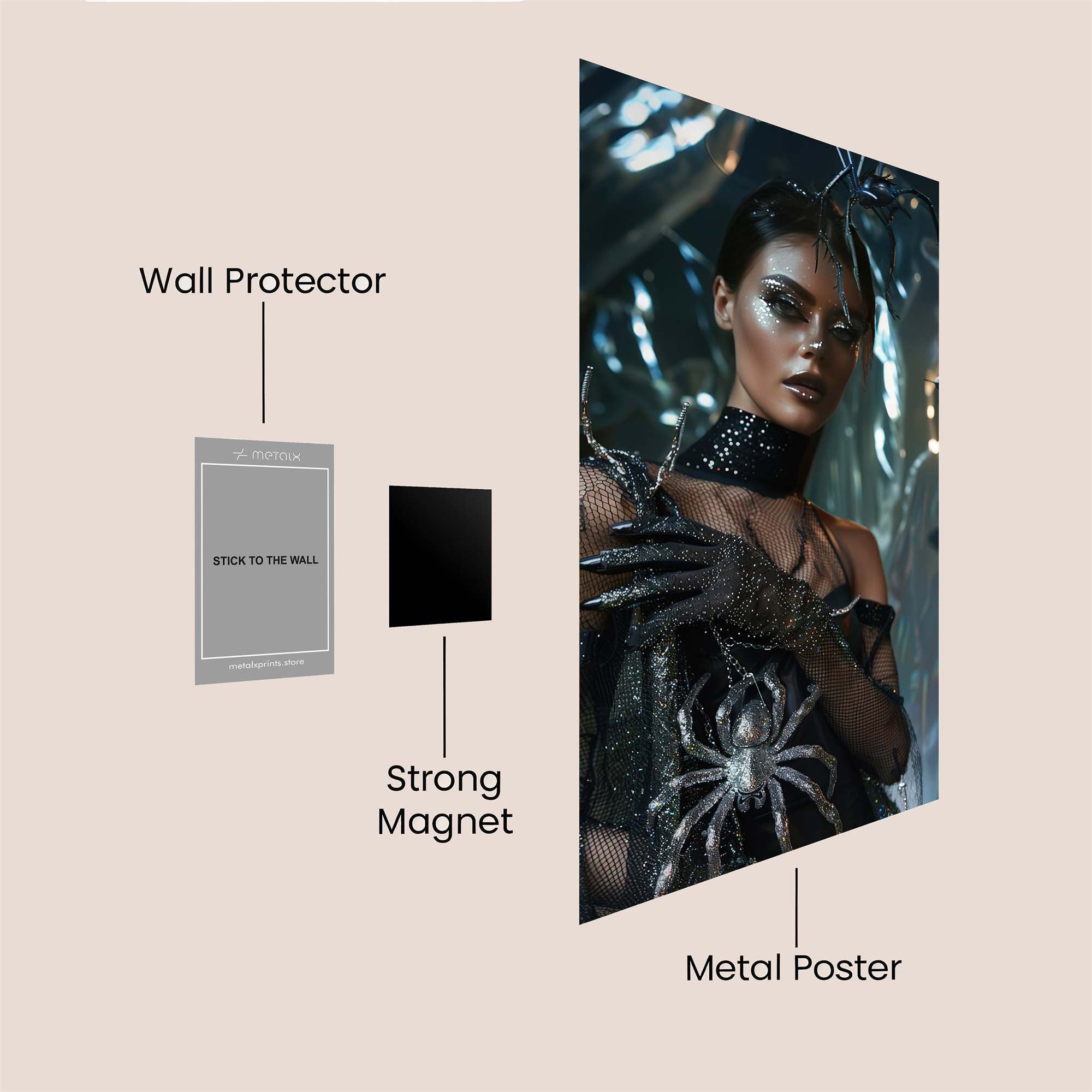 Spider Enchantress Safe Wall Magnetic / M