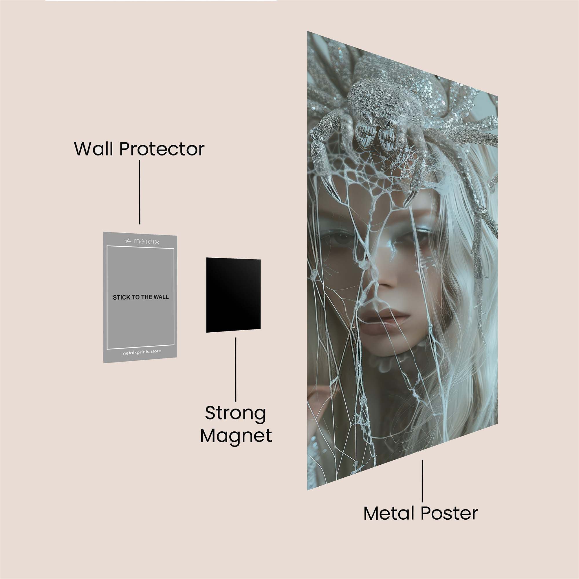 Spider Enchantress Safe Wall Magnetic / M