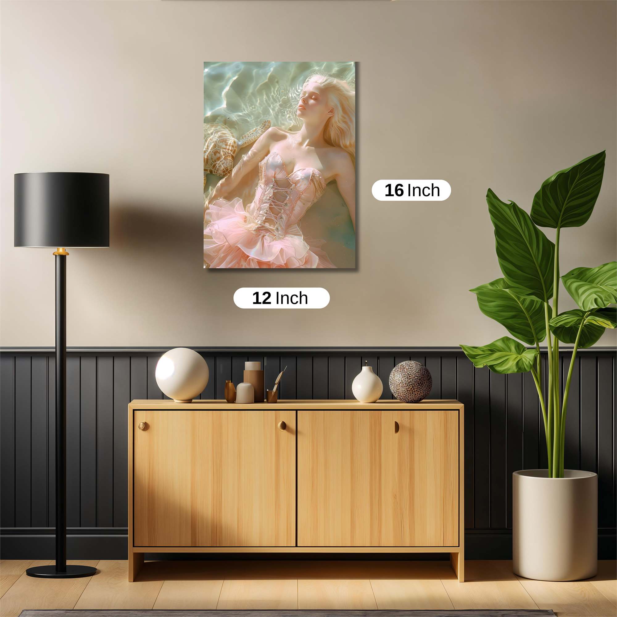 Serene Mermaid Safe Wall Magnetic / M