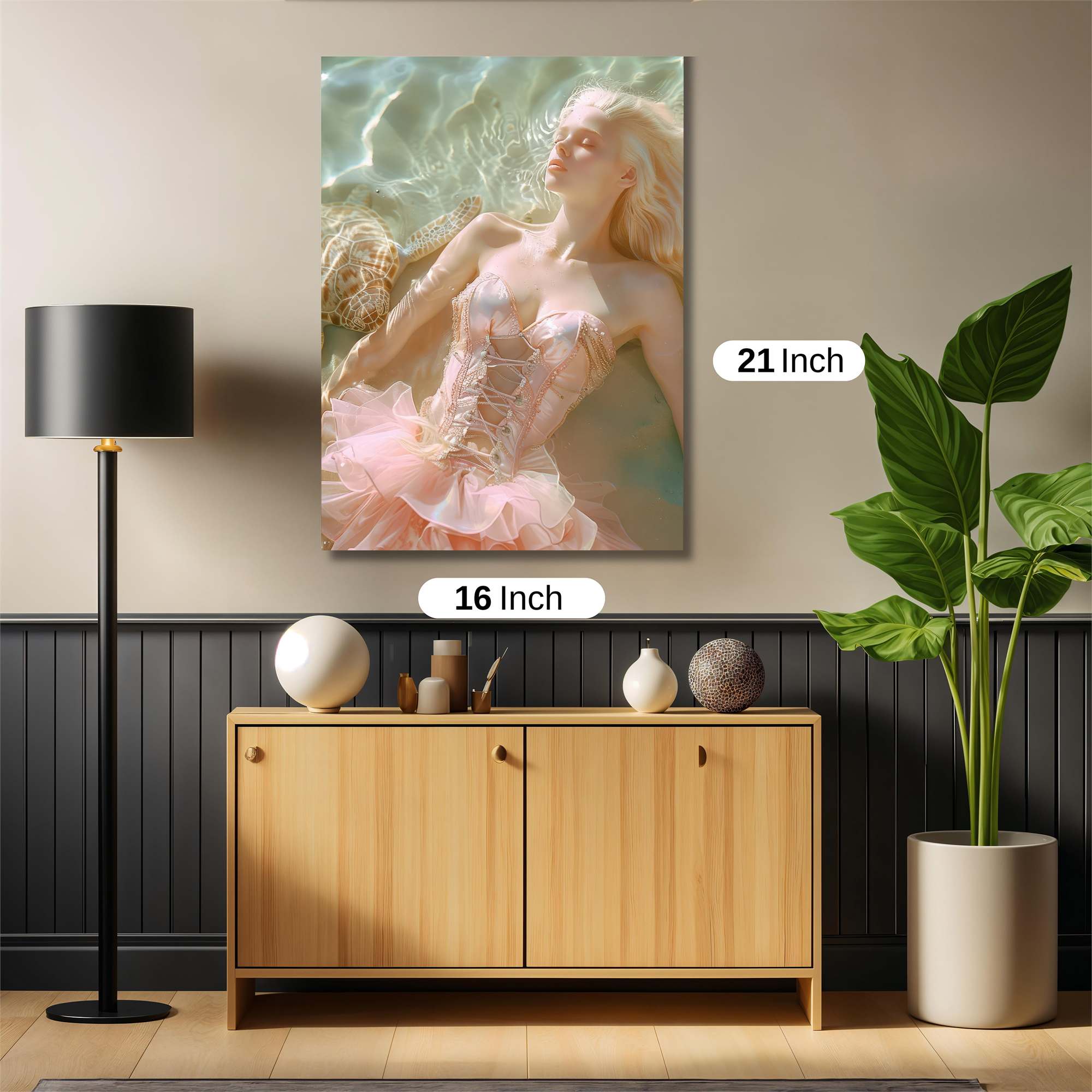 Serene Mermaid Safe Wall Magnetic / M