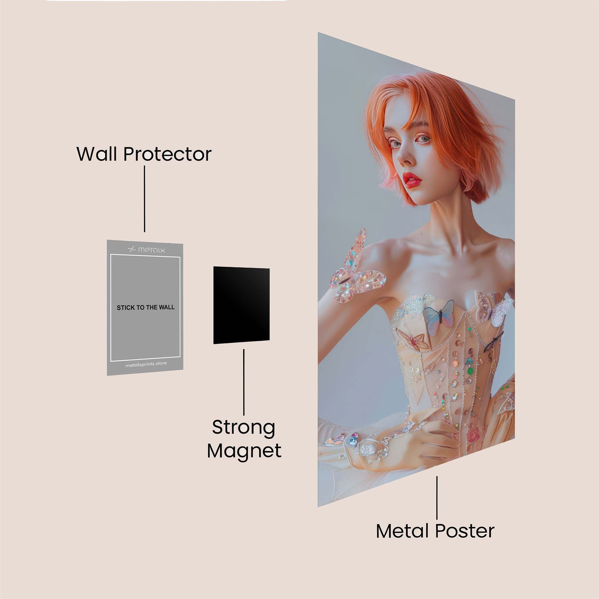 FairyWhimsy Safe Wall Magnetic / M