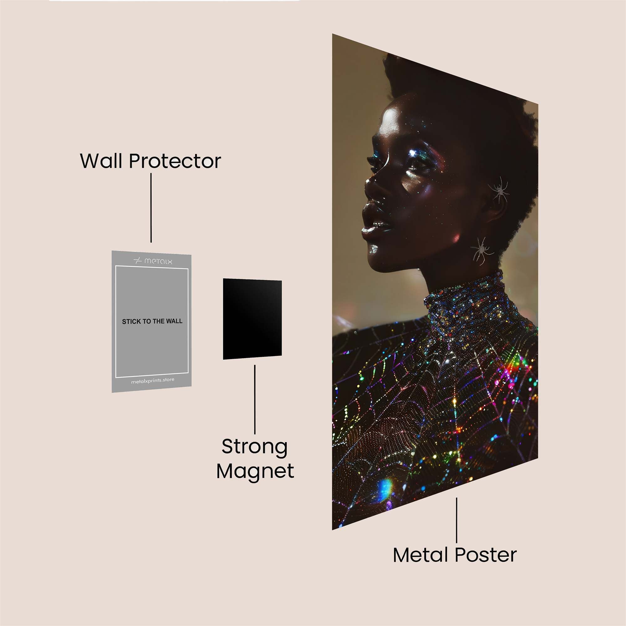 Jewel Enigma Safe Wall Magnetic / M
