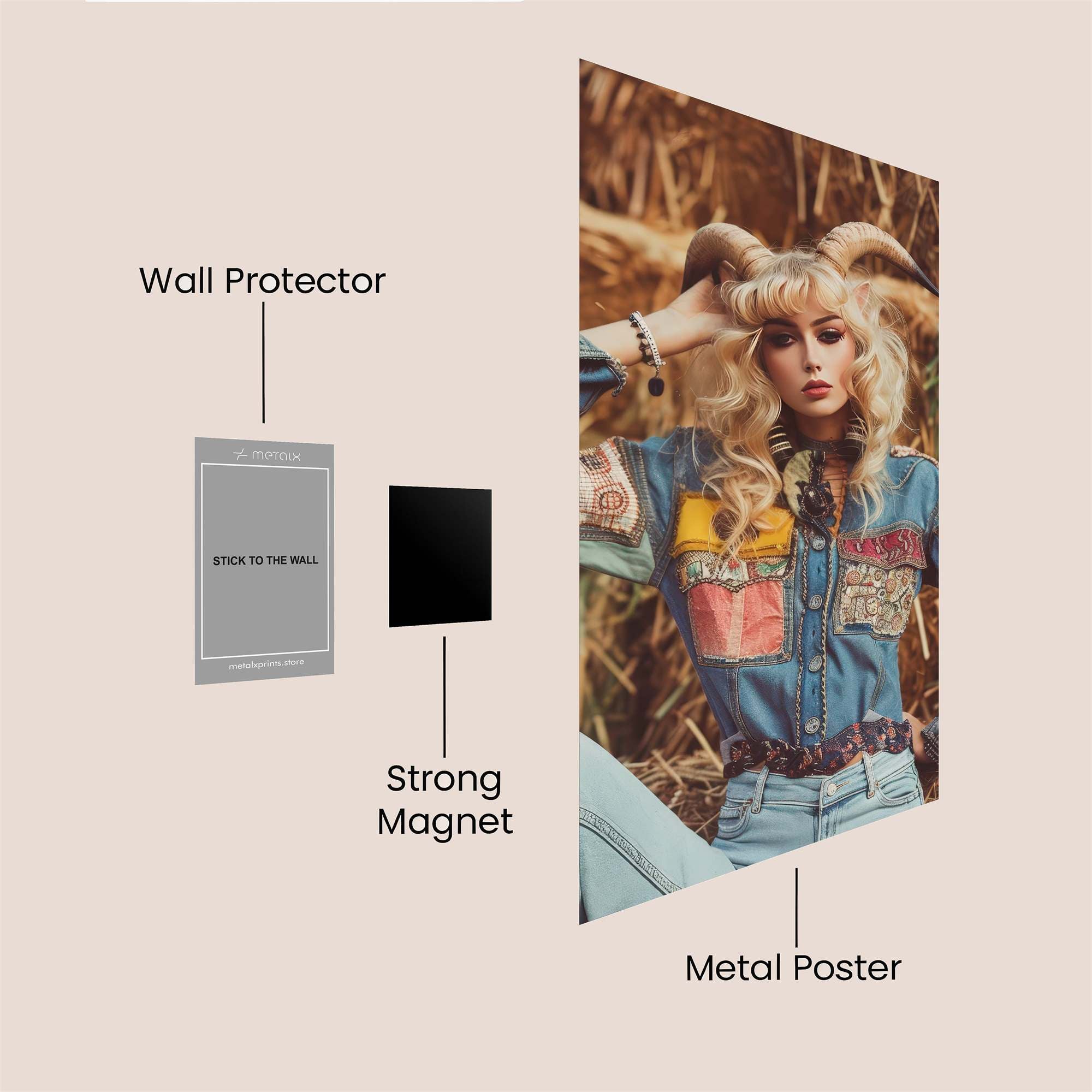 Faun Fantasy Safe Wall Magnetic / M